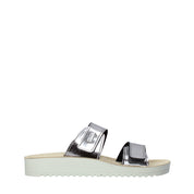 Sandali con strappi Grigio Valleverde