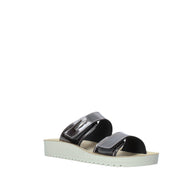 Sandali con strappi Grigio Valleverde