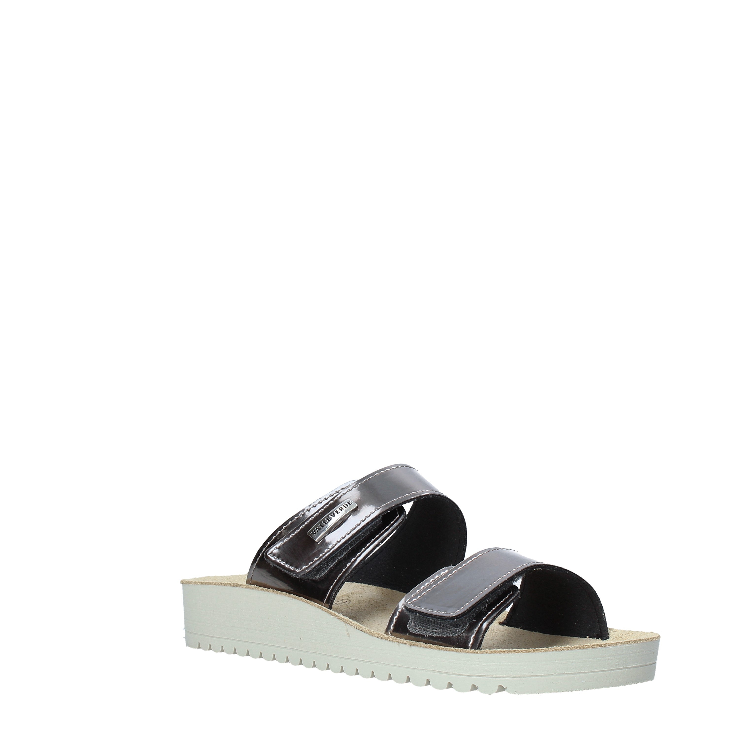 Sandali con strappi Grigio Valleverde