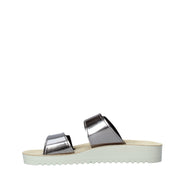 Sandali con strappi Grigio Valleverde