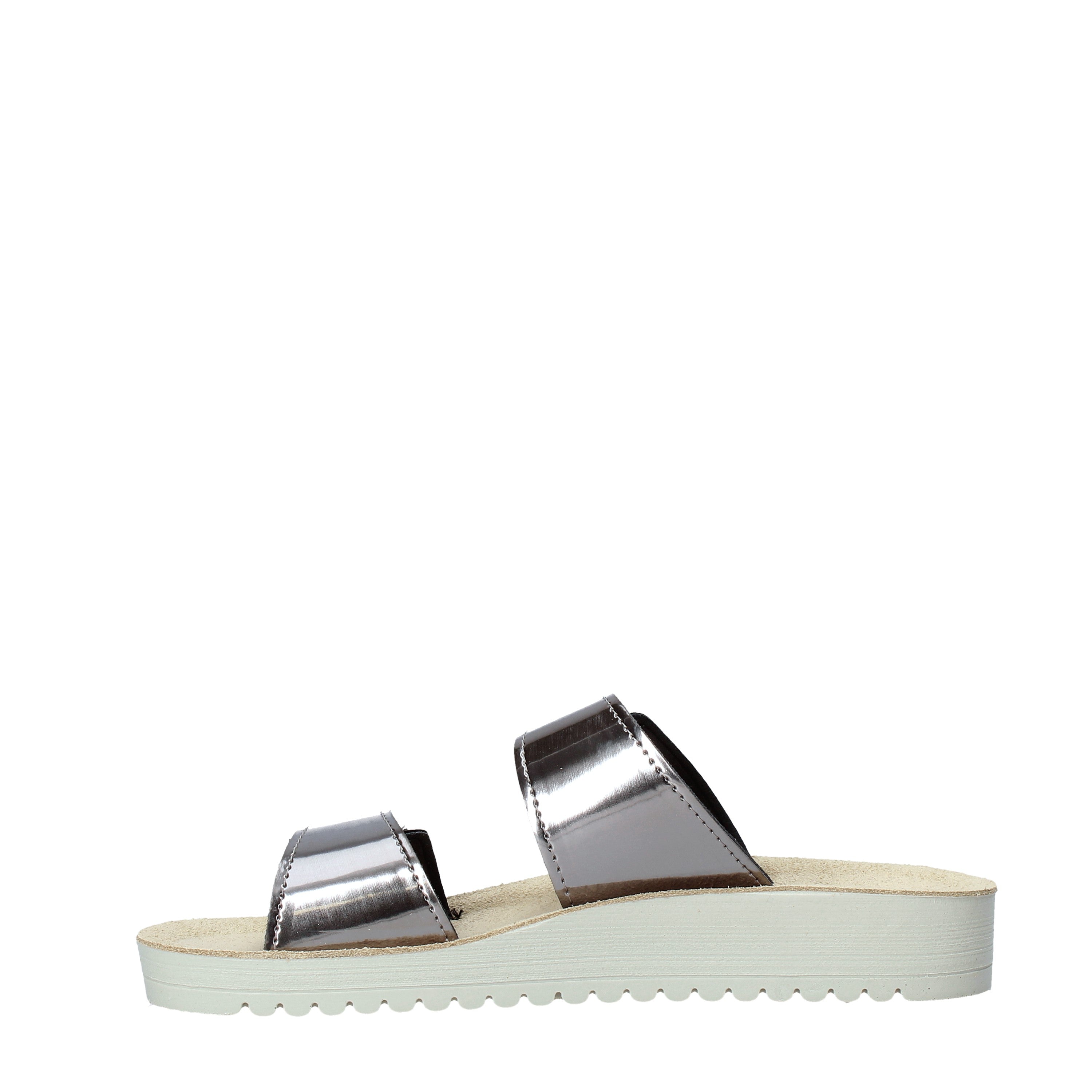 Sandali con strappi Grigio Valleverde