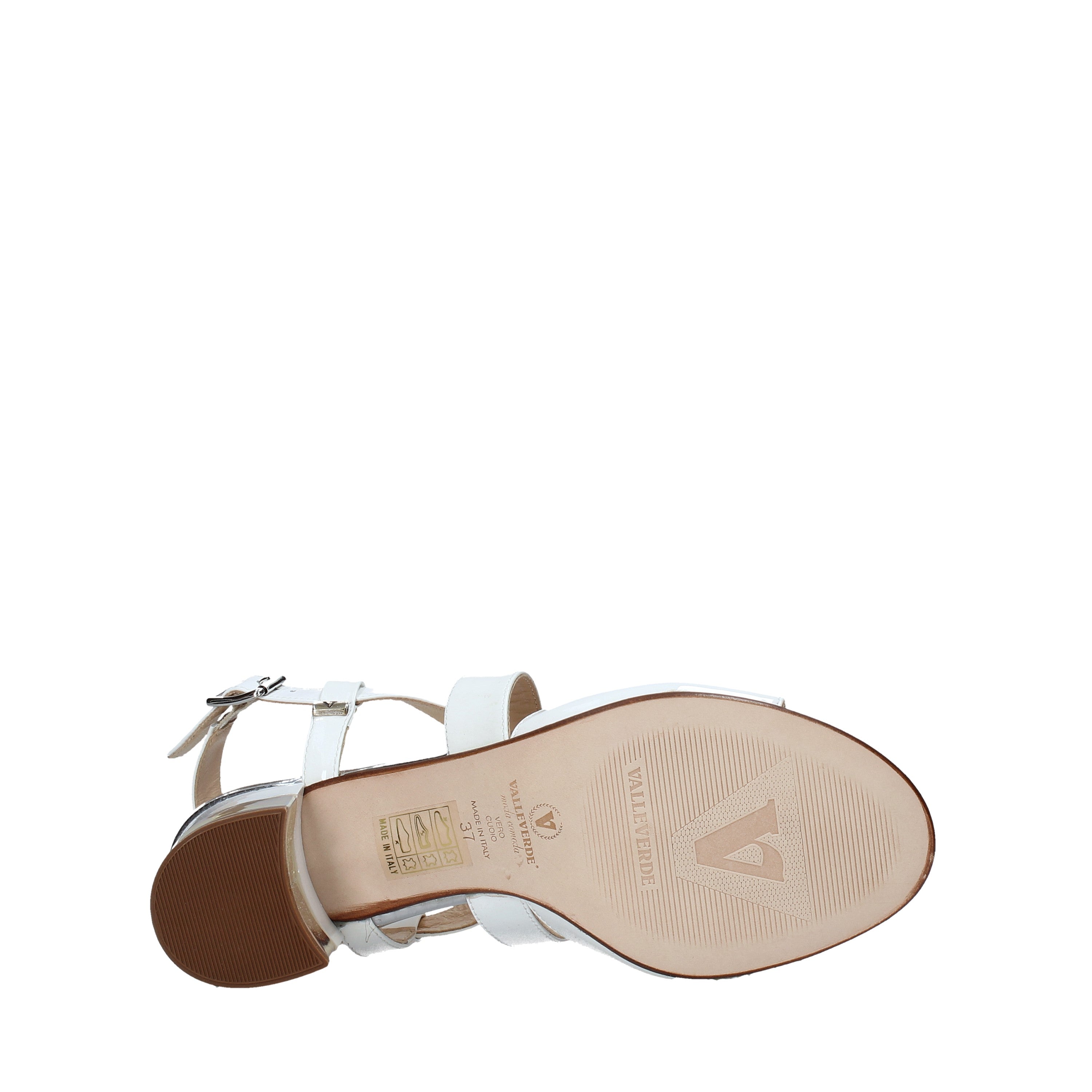 Sandali tacco Bianco Valleverde