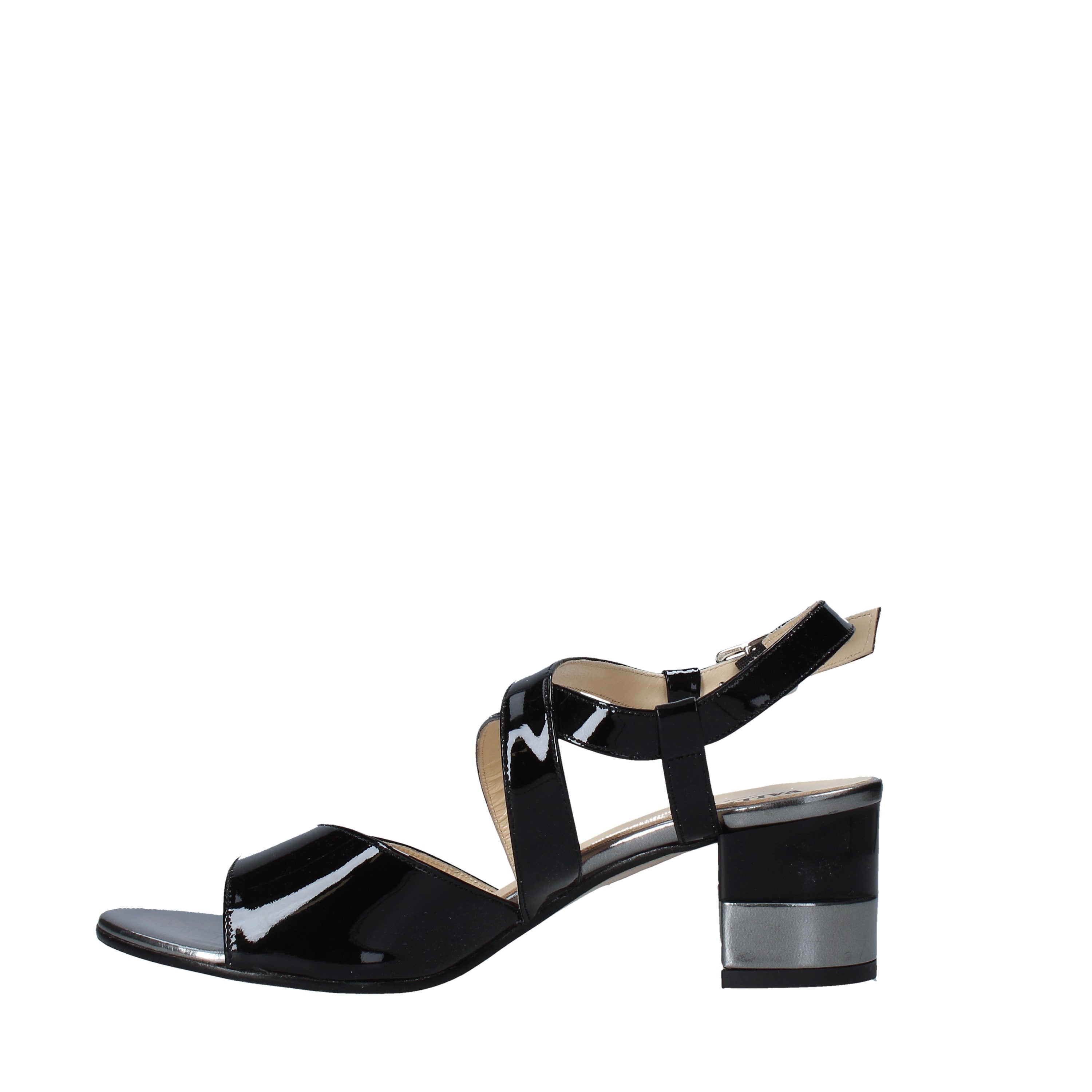 Sandali tacco Nero Valleverde