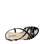 Sandali tacco Nero Valleverde