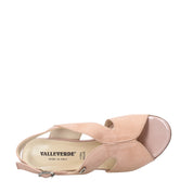 Sandali tacco Rosa Valleverde