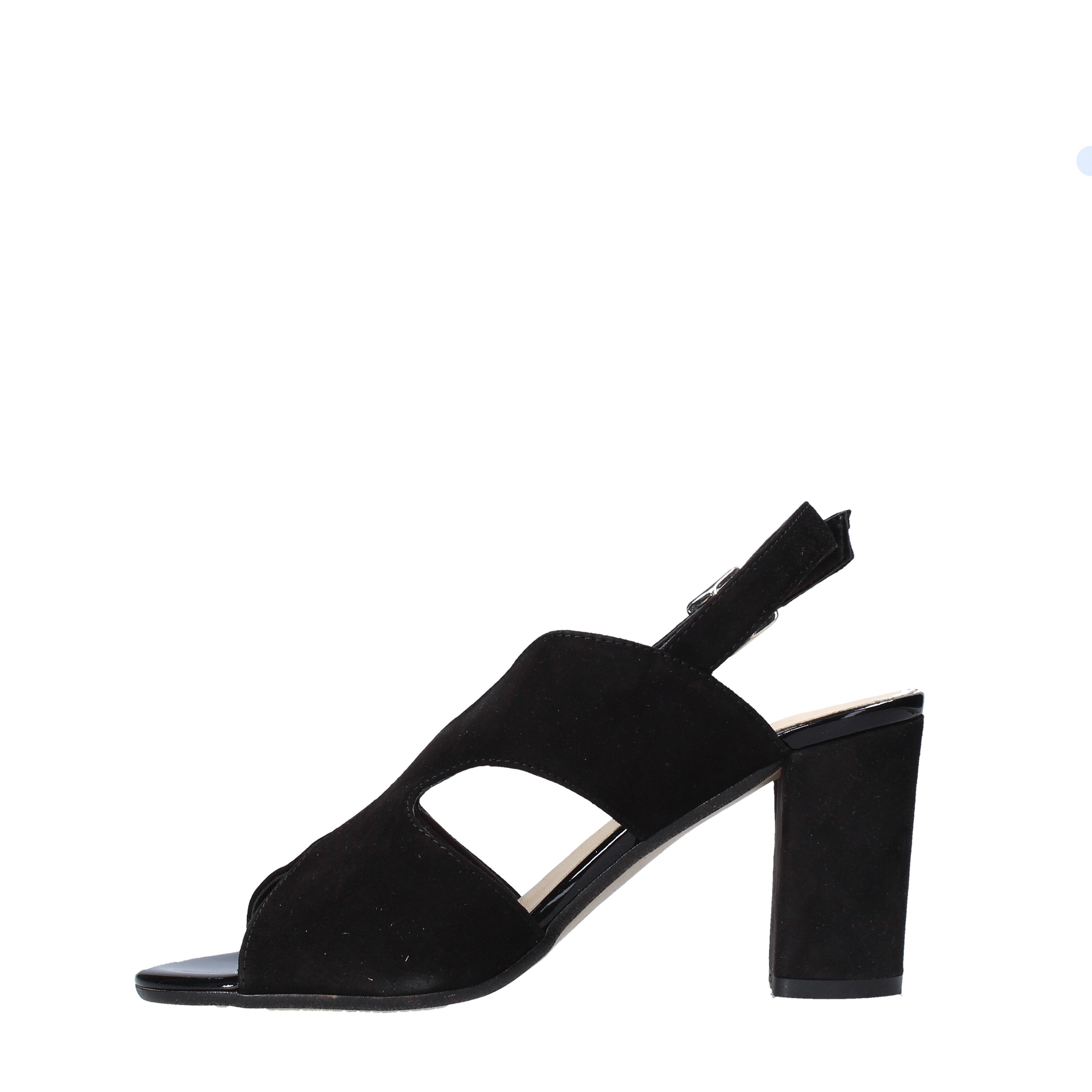 Sandali tacco Nero Valleverde