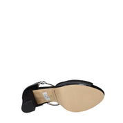 Sandali tacco Nero Valleverde