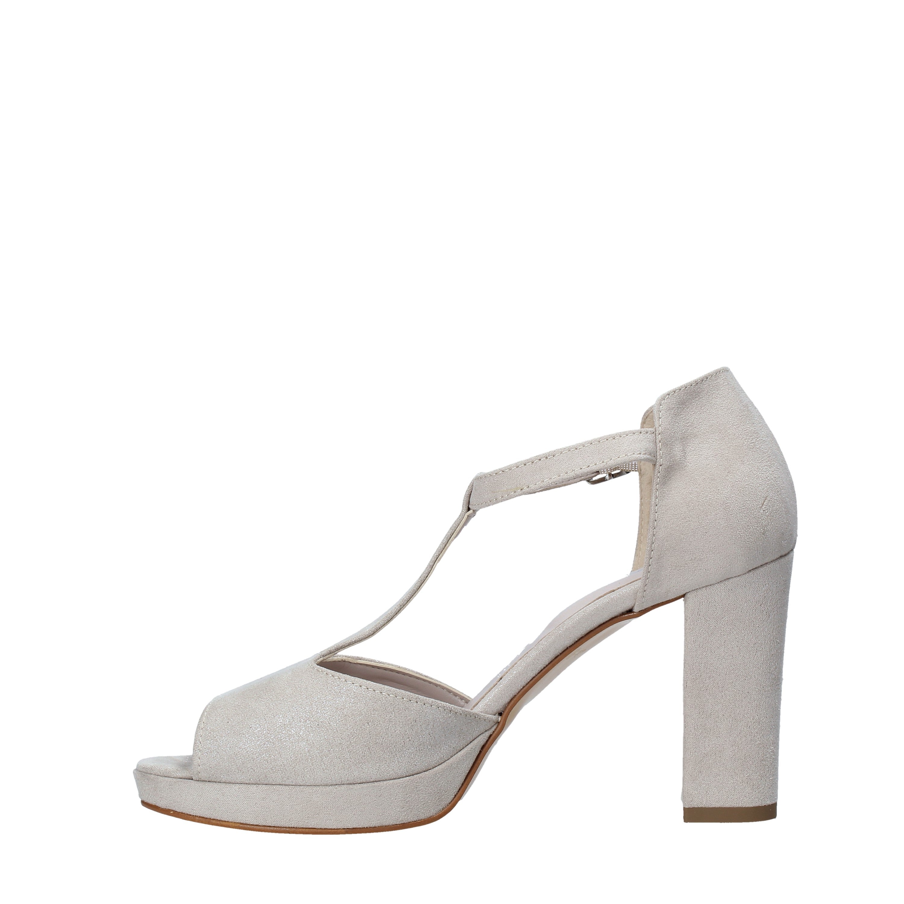 Sandali tacco Grigio Valleverde