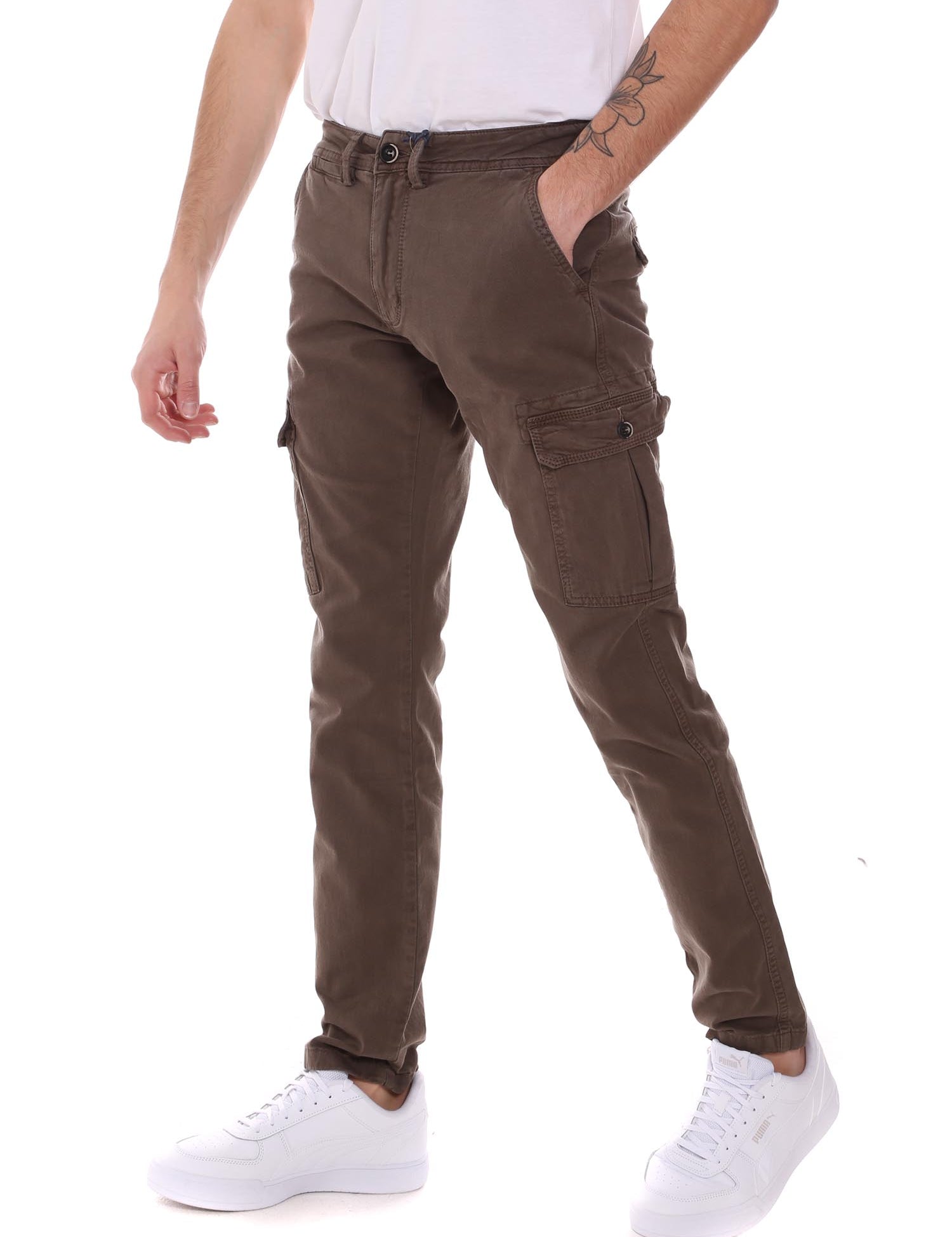 Pantaloni Verde Scuro Gaudi