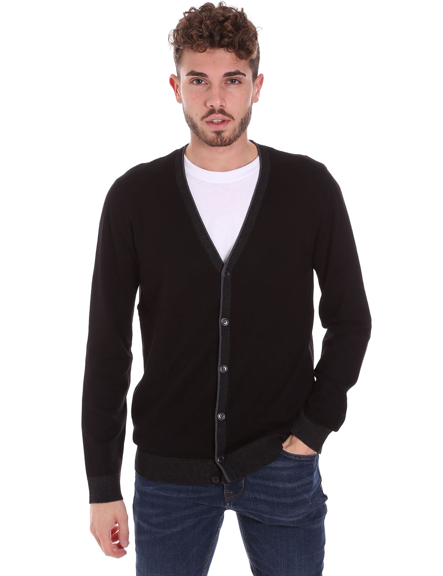 Cardigan Nero Gaudi