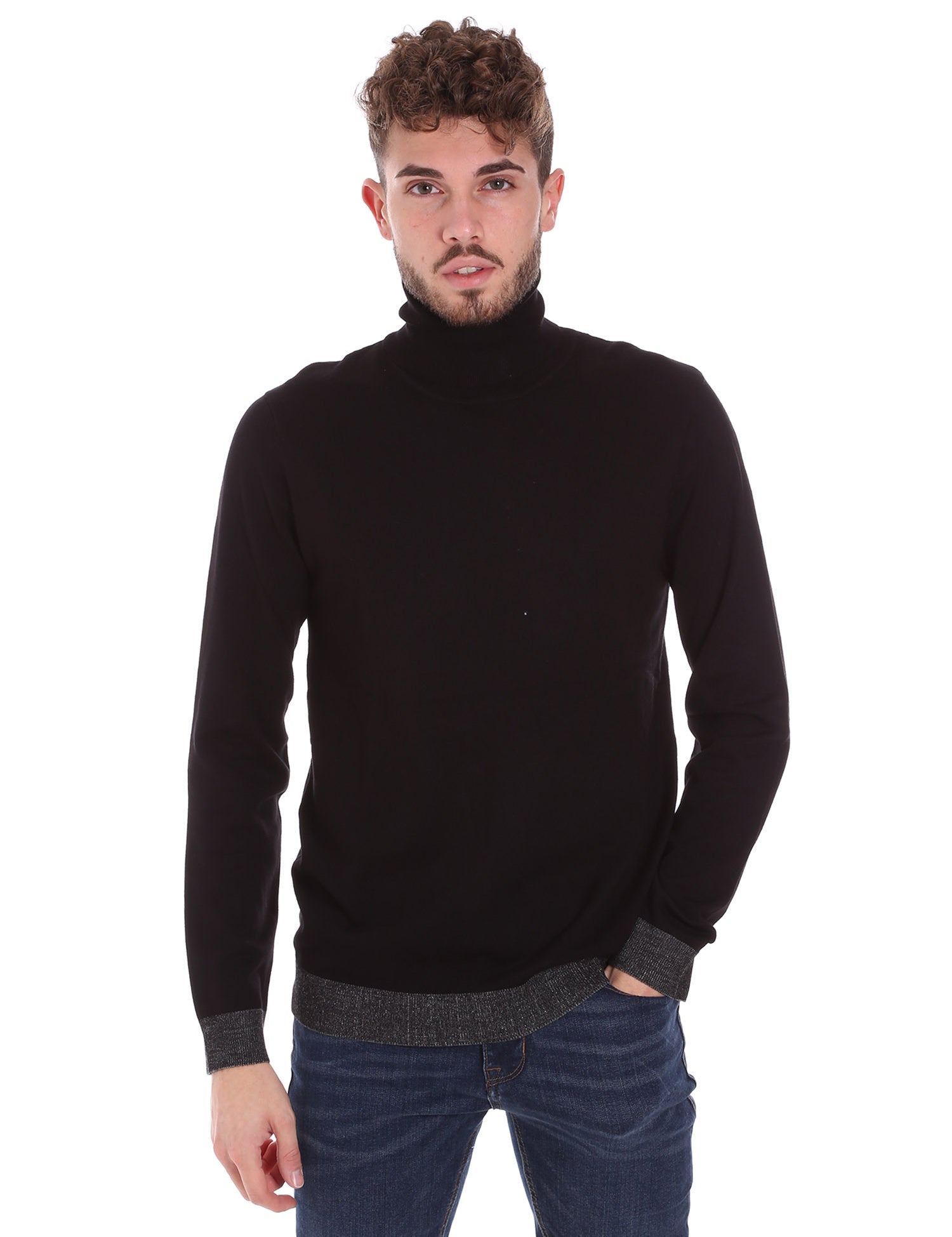 Maglie a collo alto Nero Gaudi