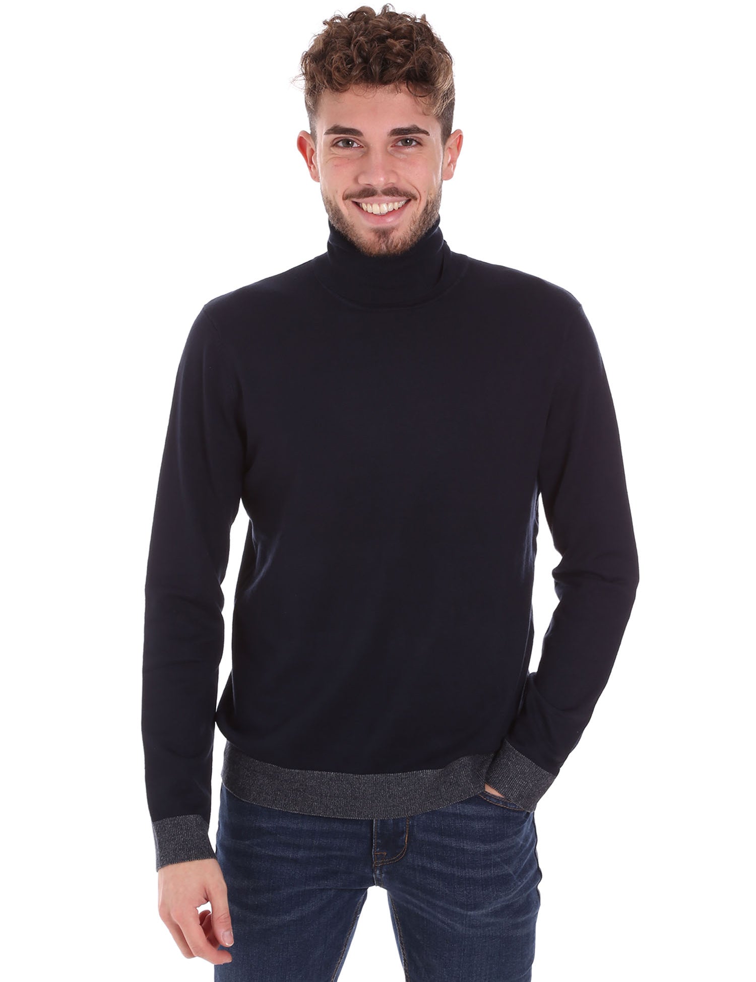 Maglie a collo alto Blu Gaudi