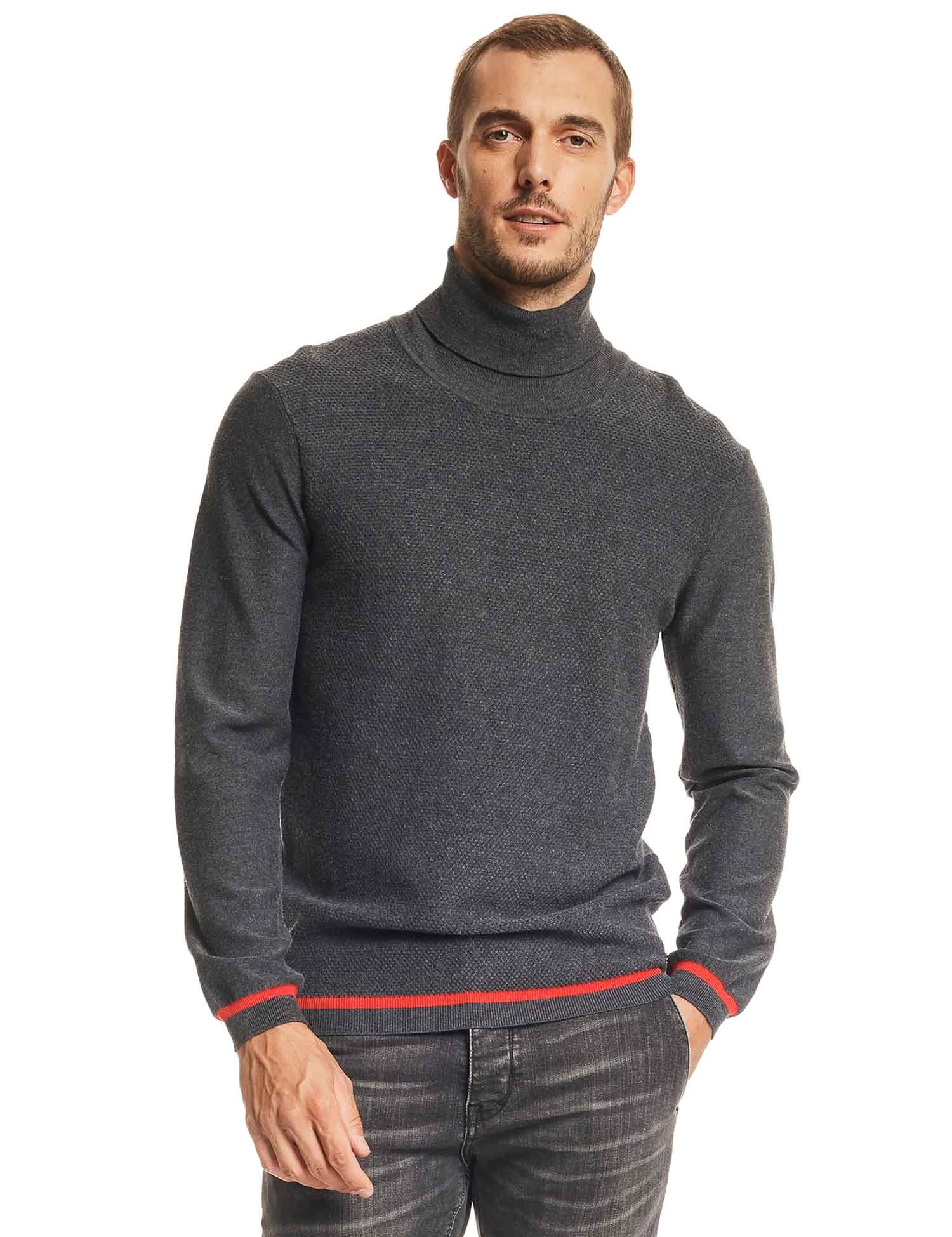 Maglie a collo alto Grigio Gaudi