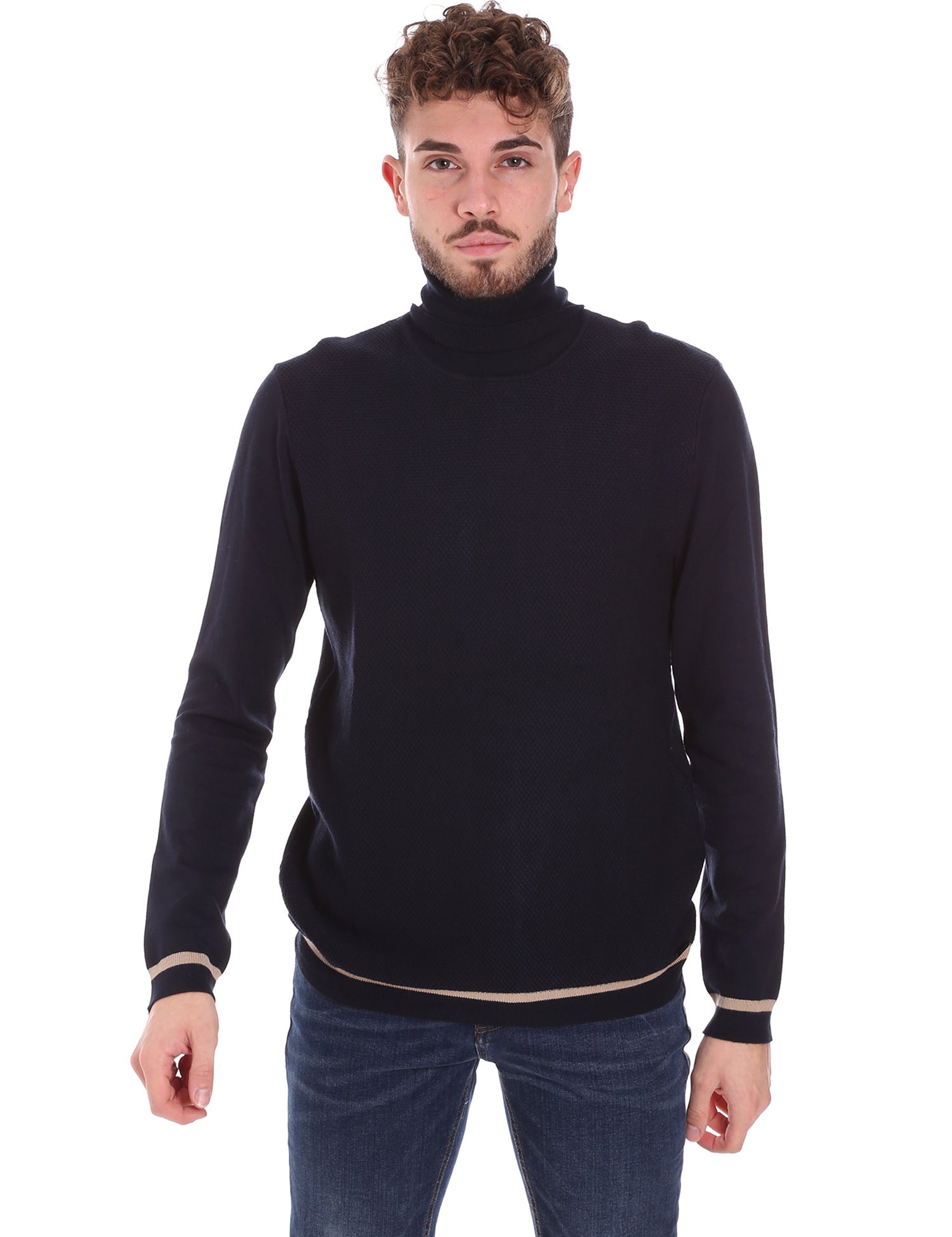 Maglie a collo alto Blu Gaudi