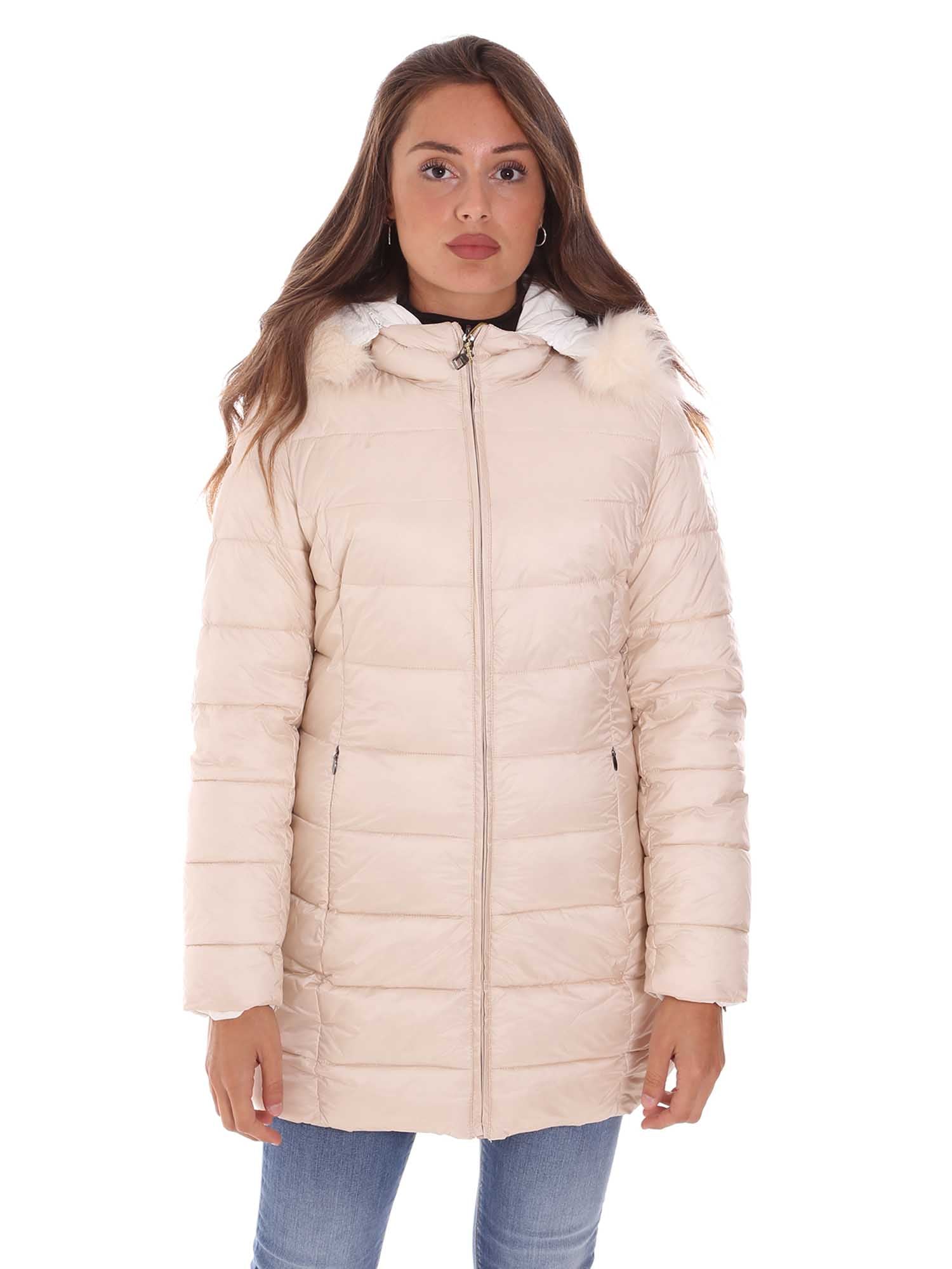 Piumini Bianco Gaudi Jeans