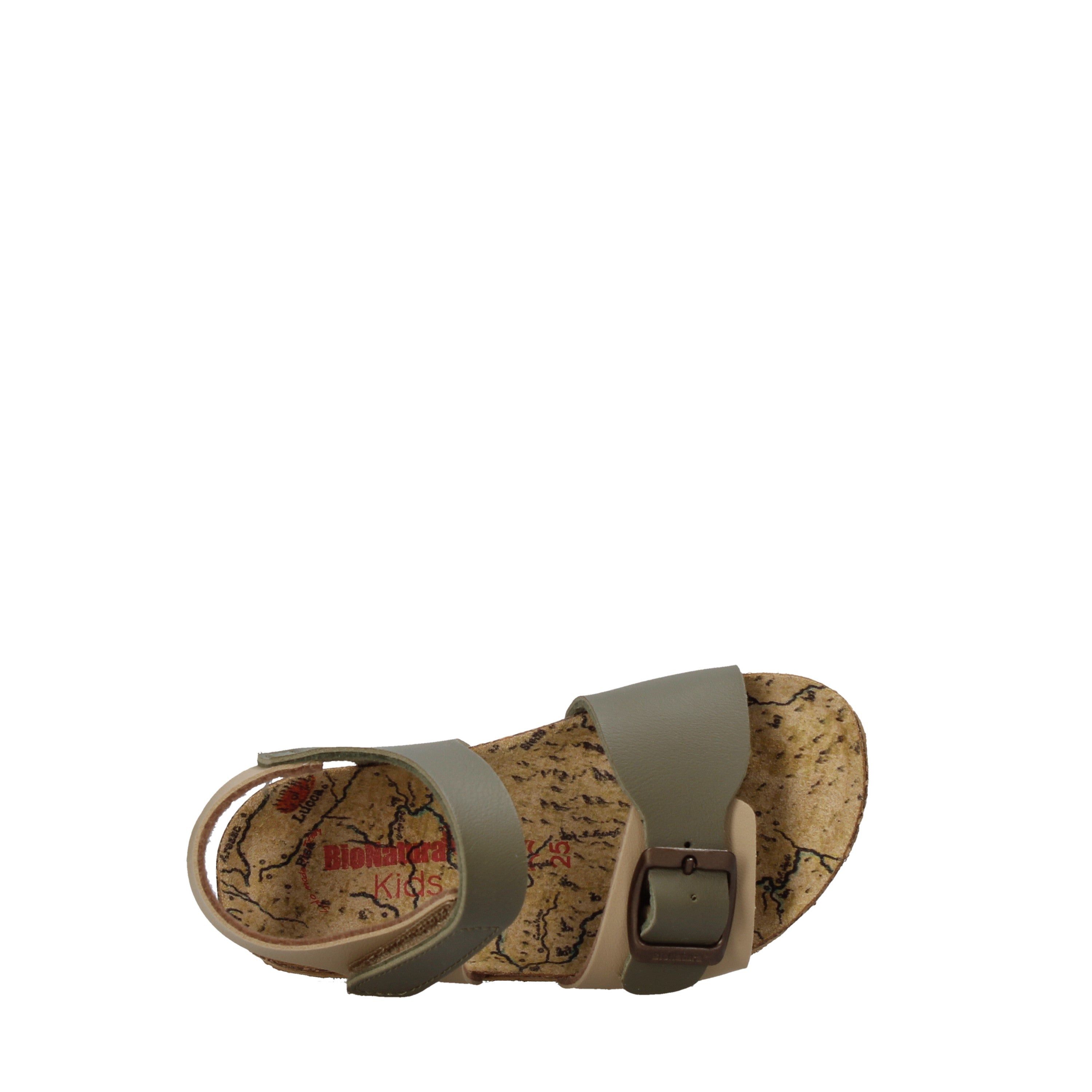 Sandali con strappi Verde Bionatura Kids