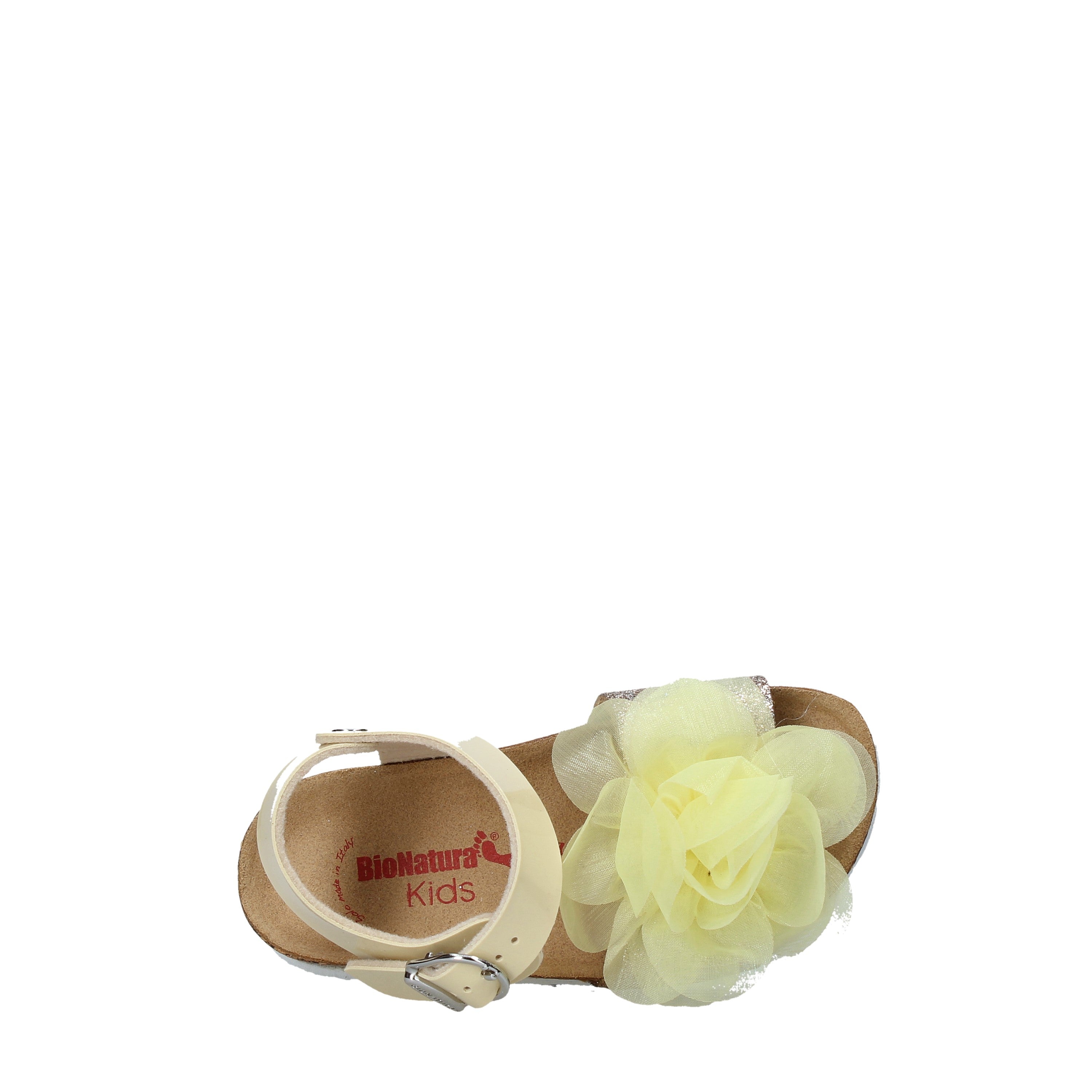 Sandali con strappi Giallo Bionatura Kids