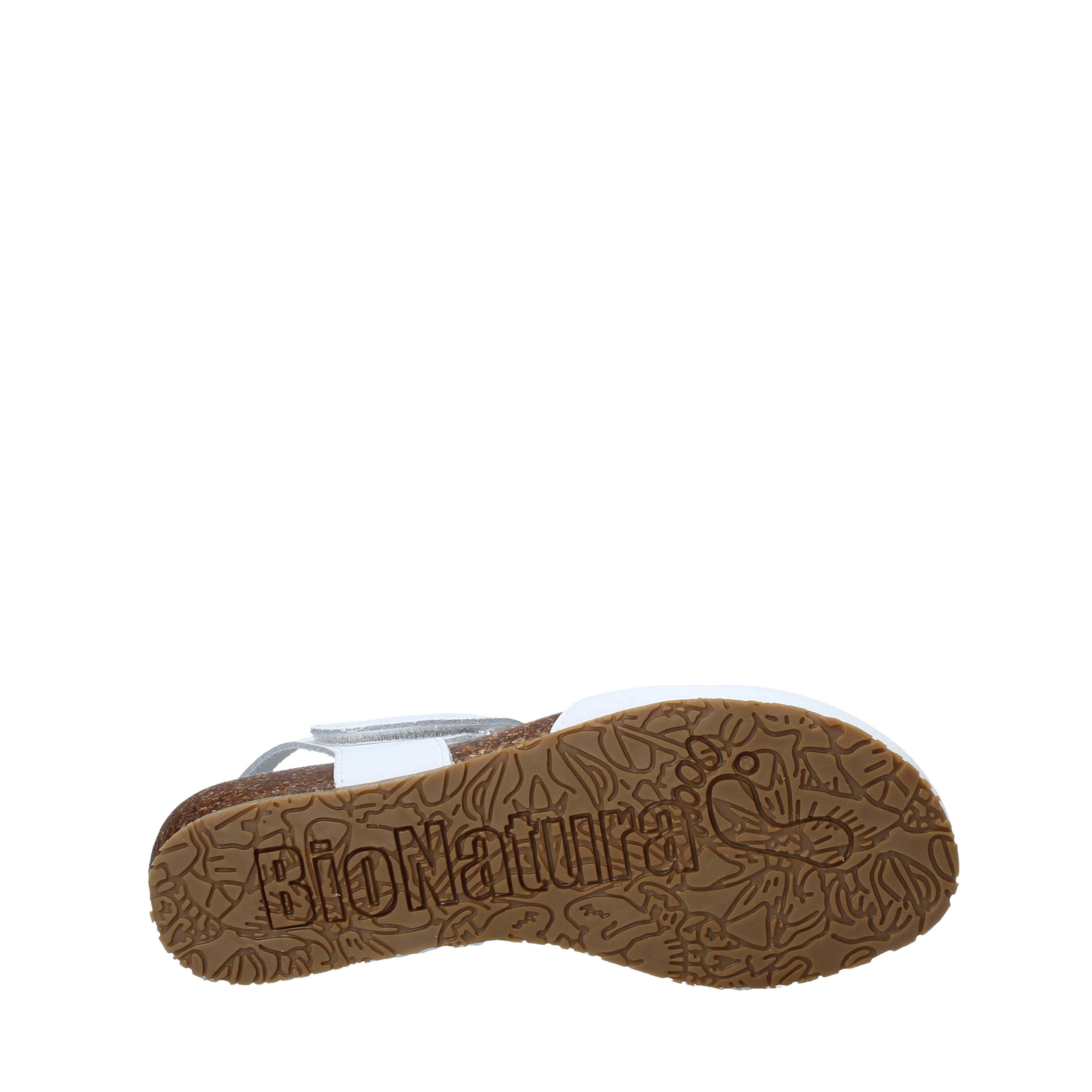 Sandali con strappi Bianco Bionatura Kids