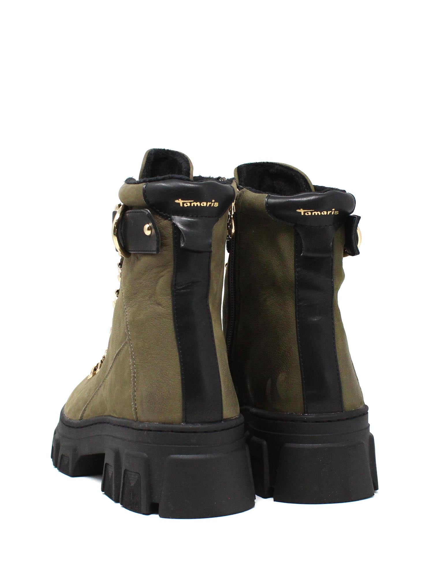 Stivaletti Verde Tamaris