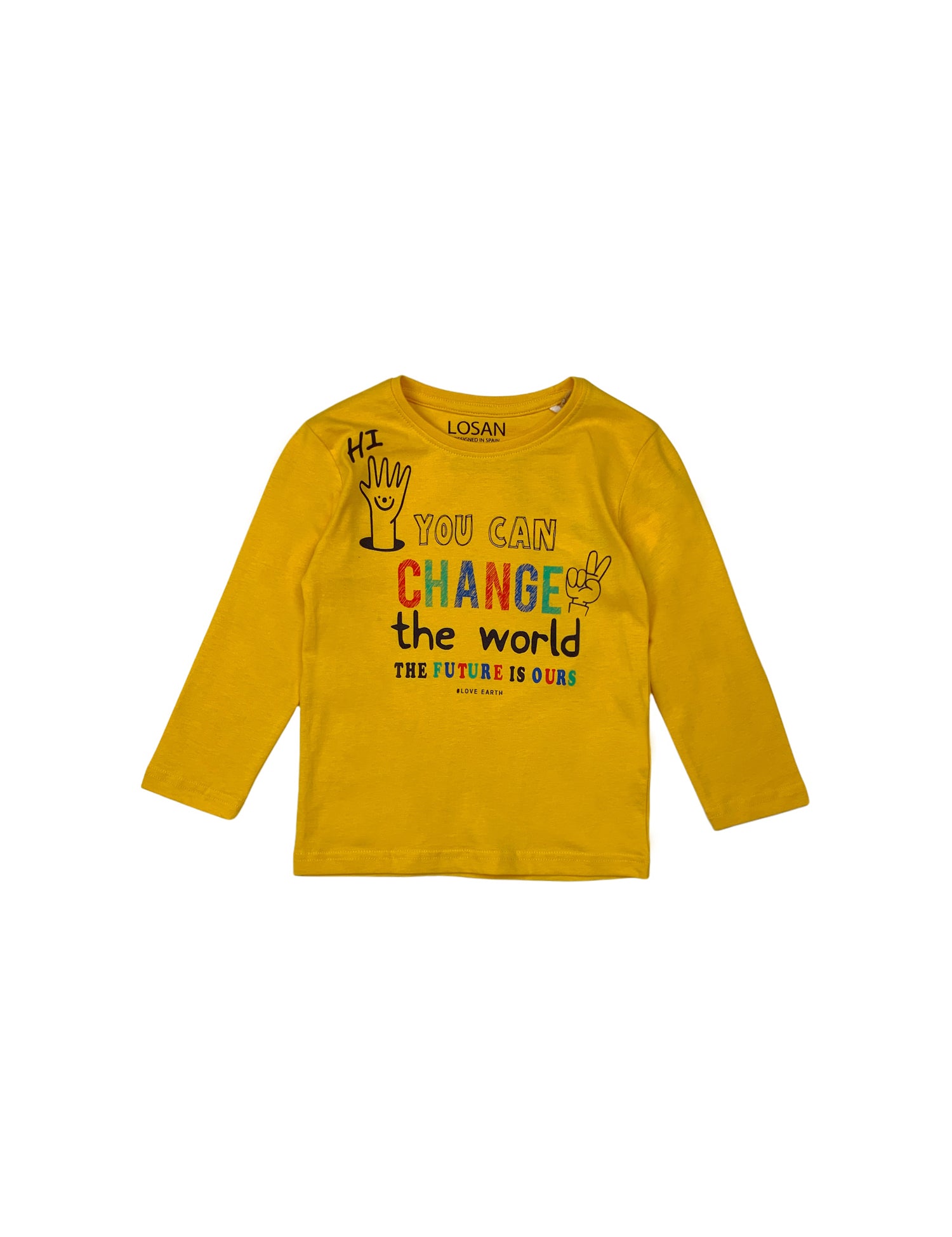 T-shirt Giallo Losan