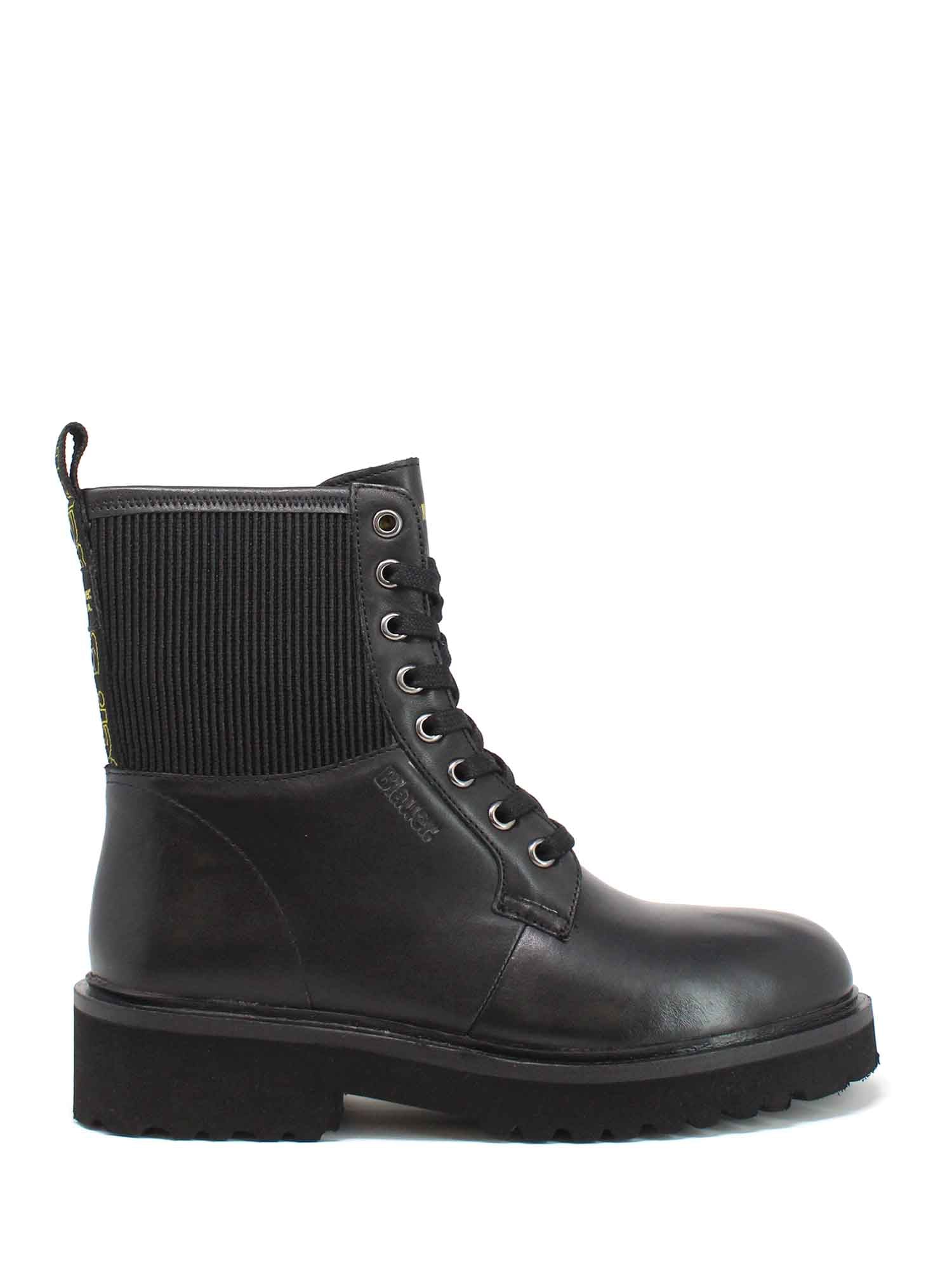 Anfibi Nero Blauer Shoes