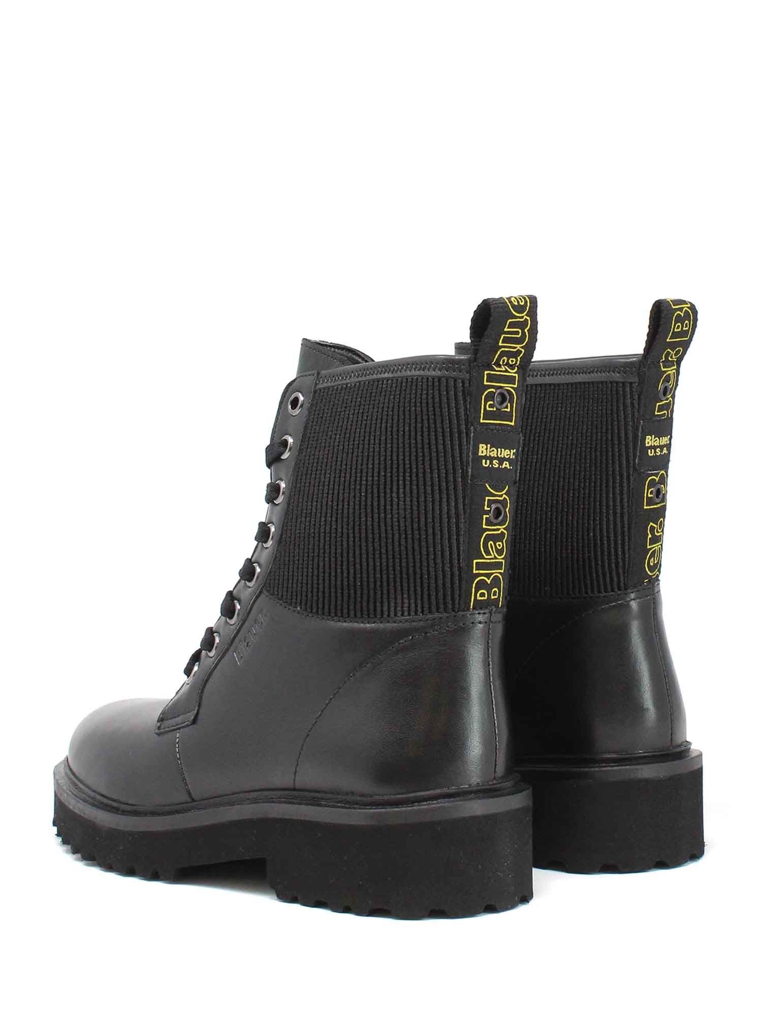 Anfibi Nero Blauer Shoes