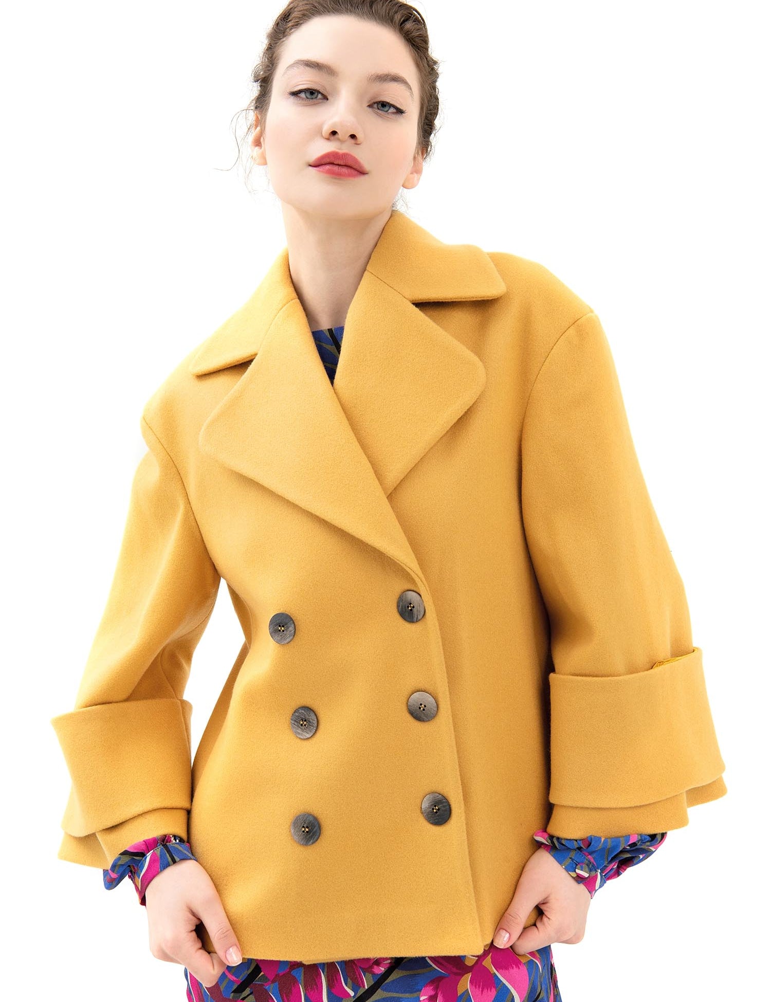 Cappotti Giallo Fracomina