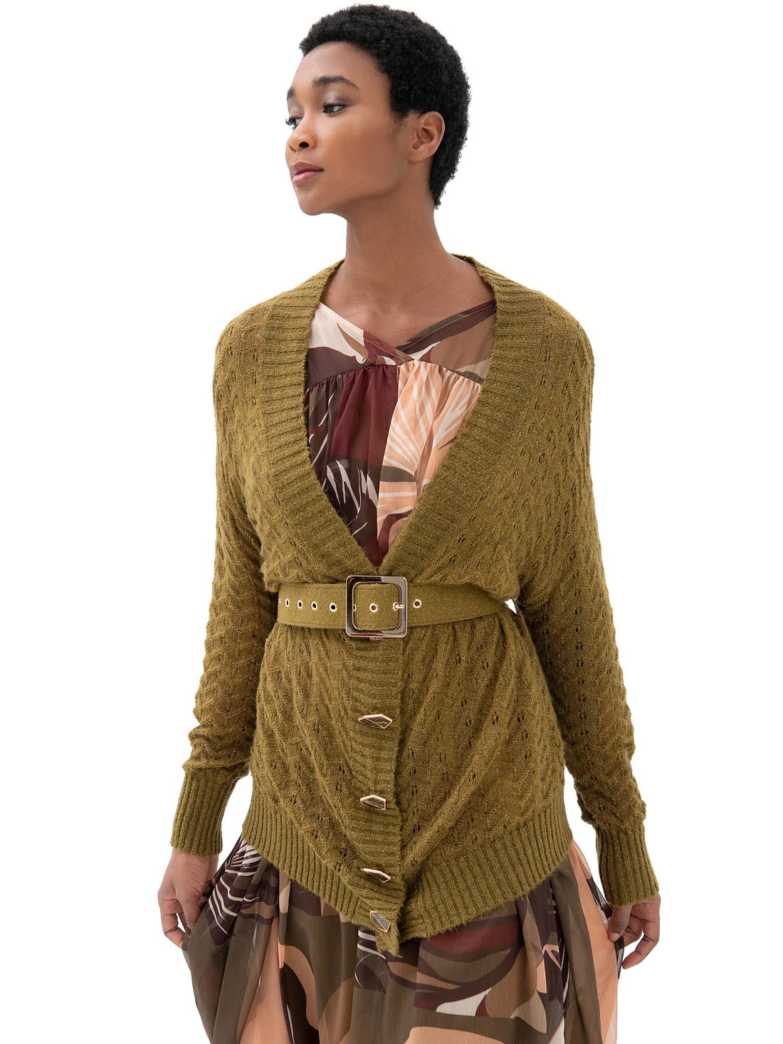 Cardigan Verde Fracomina