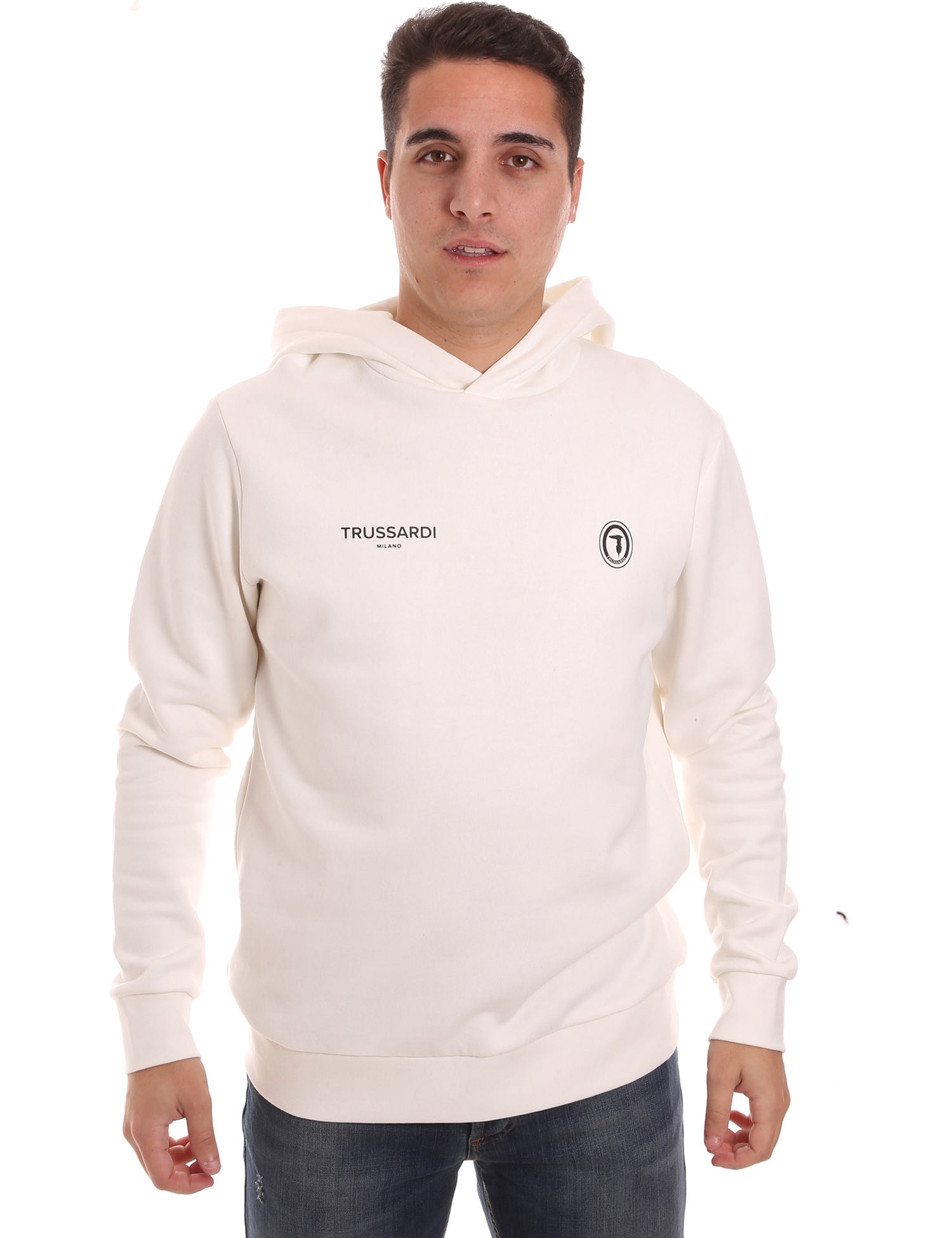 Felpe Bianco Trussardi Jeans