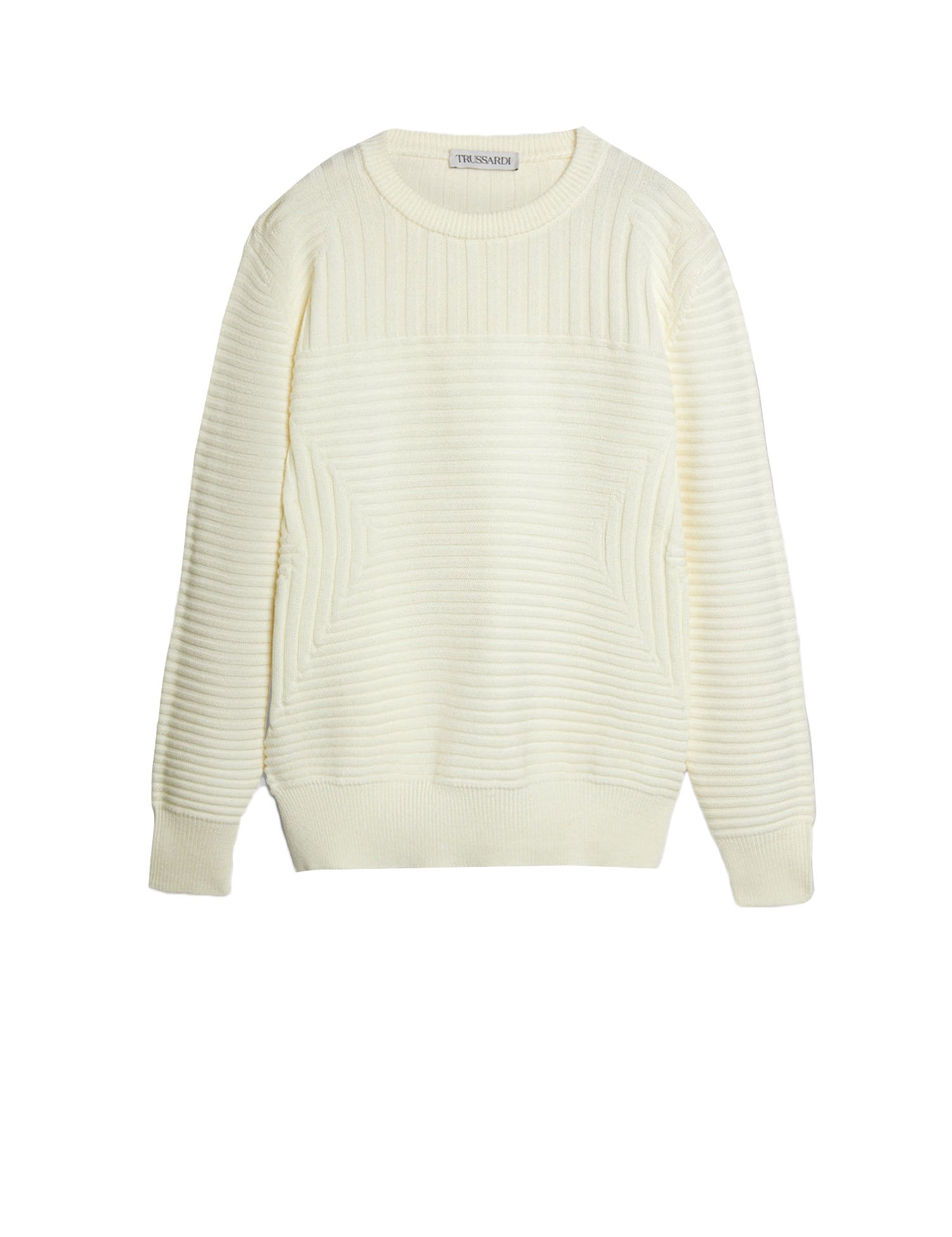 Maglioncini Bianco Trussardi Jeans