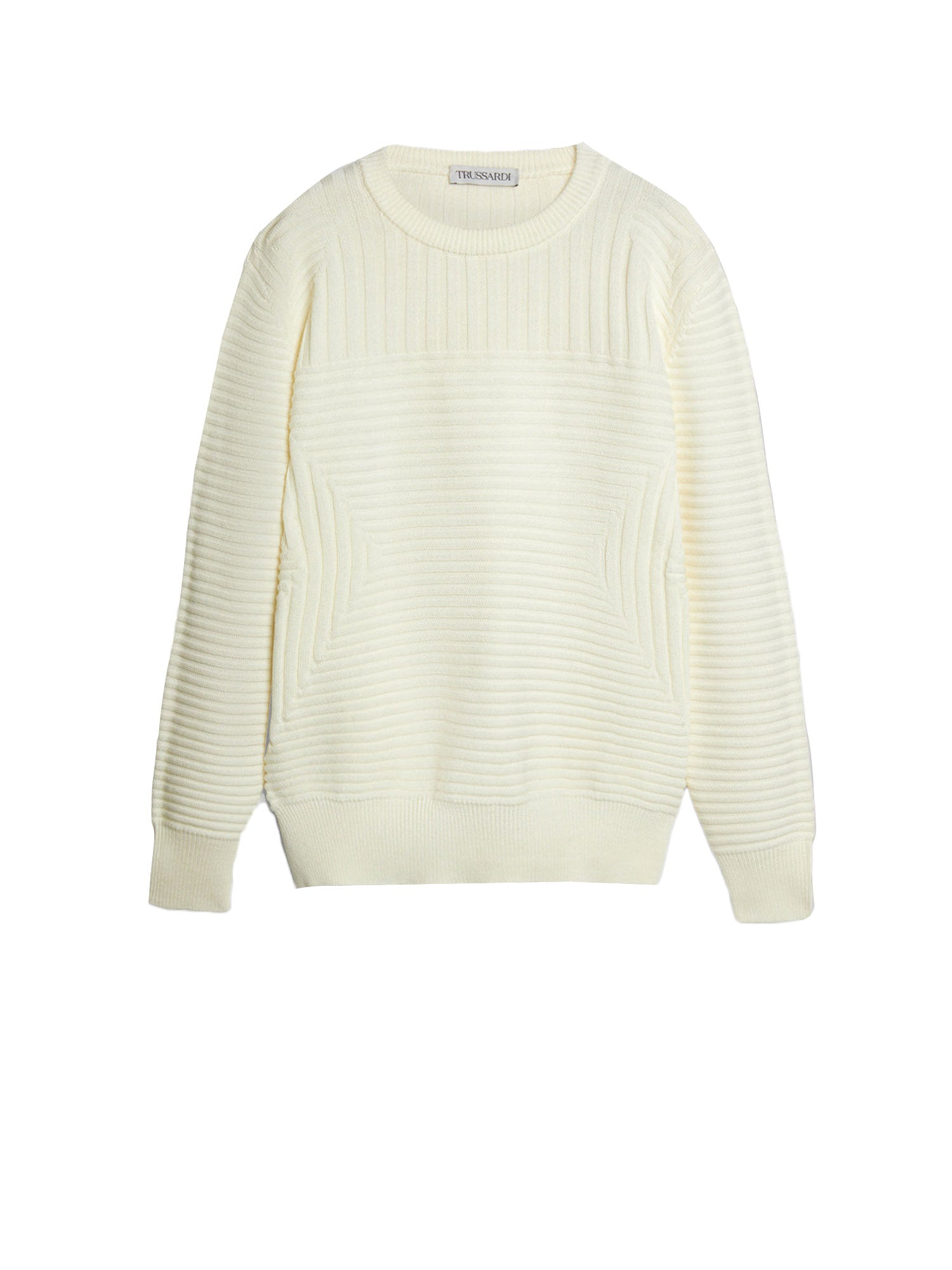 Maglioncini Bianco Trussardi Jeans