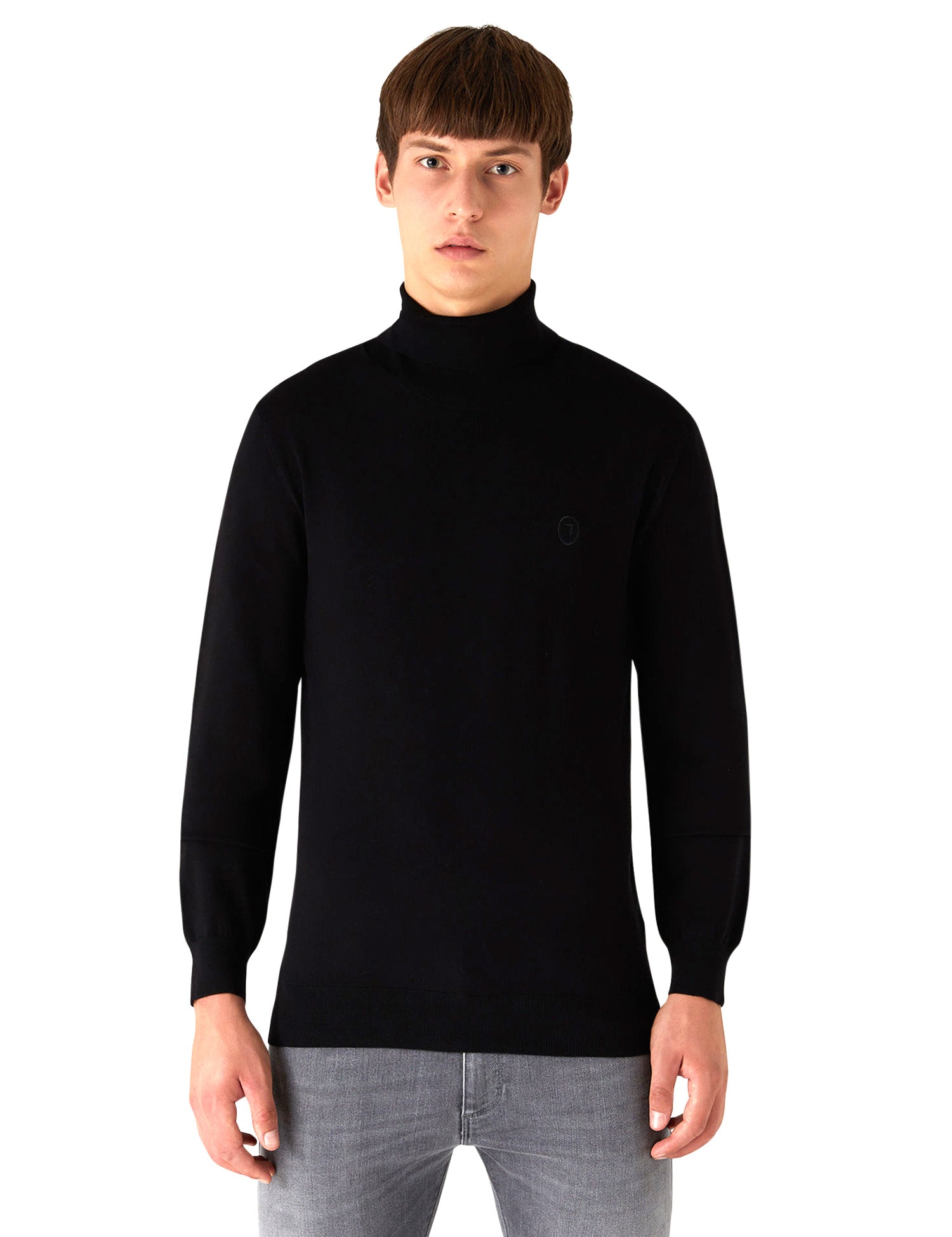 Maglie a collo alto Nero Trussardi Jeans