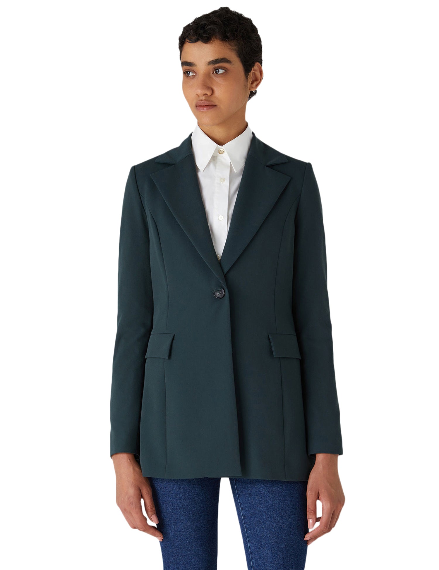 Blazer Verde Trussardi Jeans