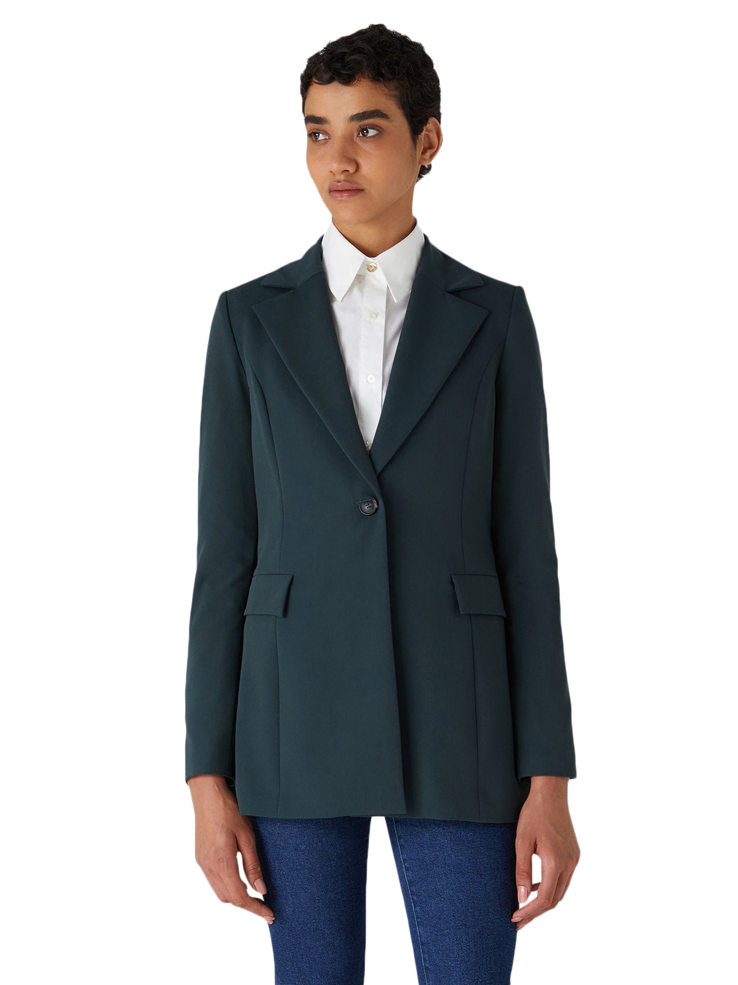 Blazer Verde Trussardi Jeans