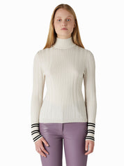 Maglie a collo alto Bianco Trussardi Jeans