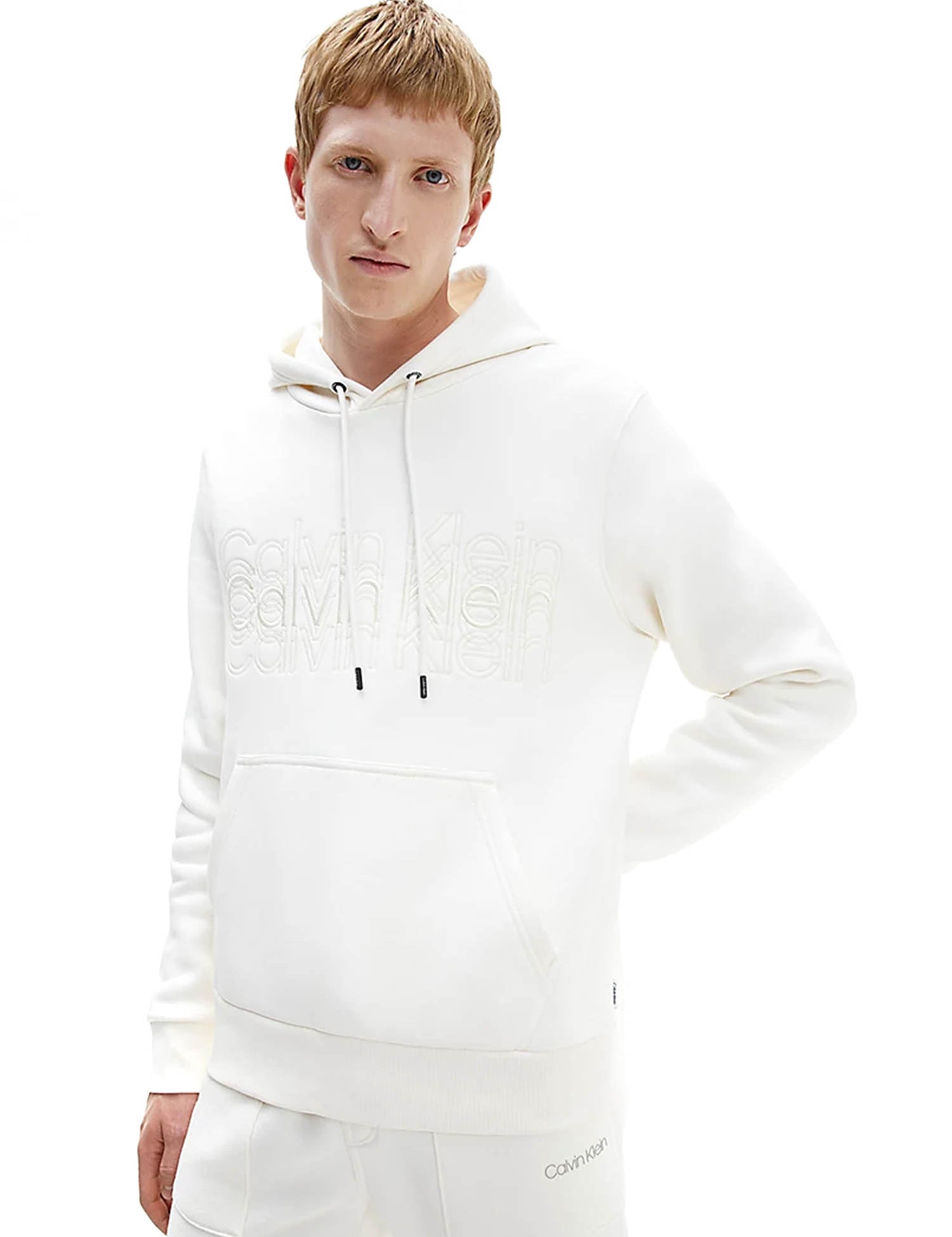 Felpe Bianco Calvin Klein