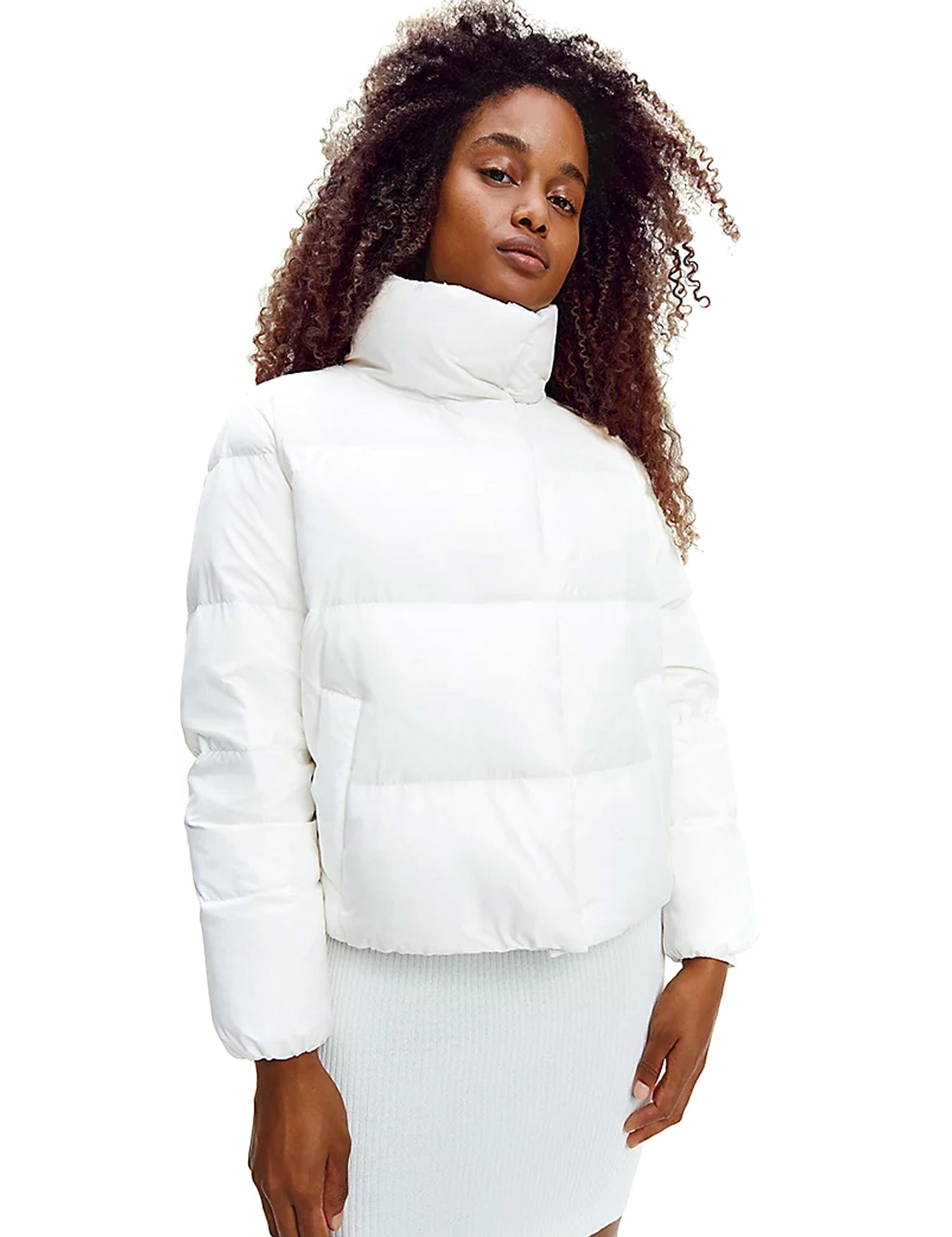 Piumini Bianco Calvin Klein