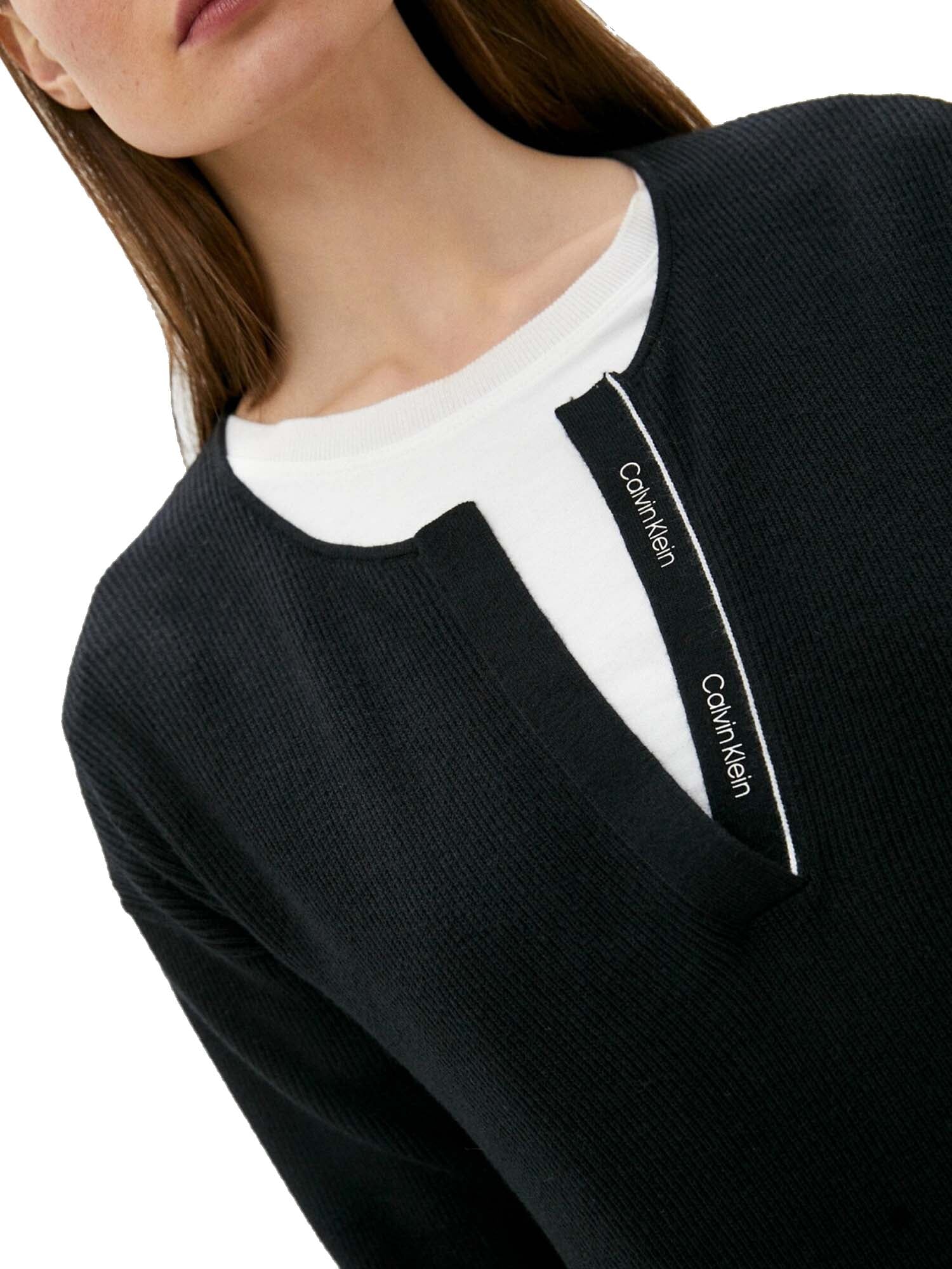 Maglioncini Nero Calvin Klein