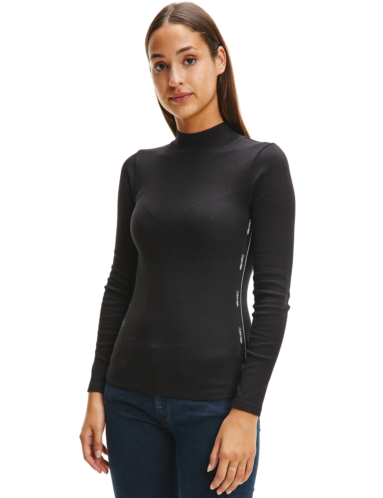 Maglie a collo alto Nero Calvin Klein