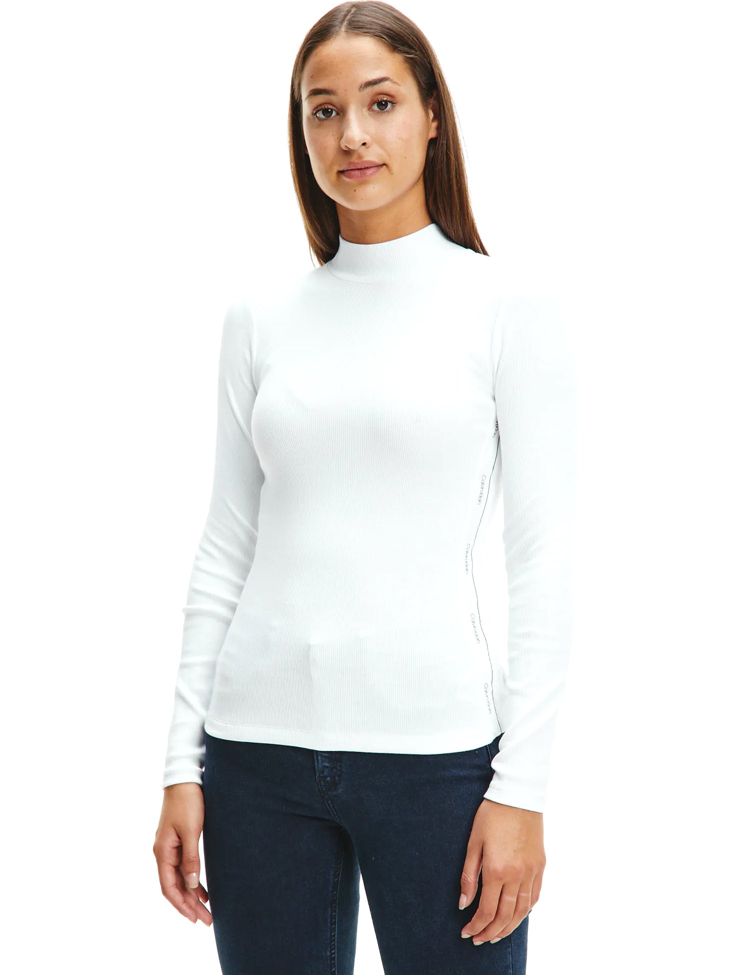 Maglie a collo alto Bianco Calvin Klein