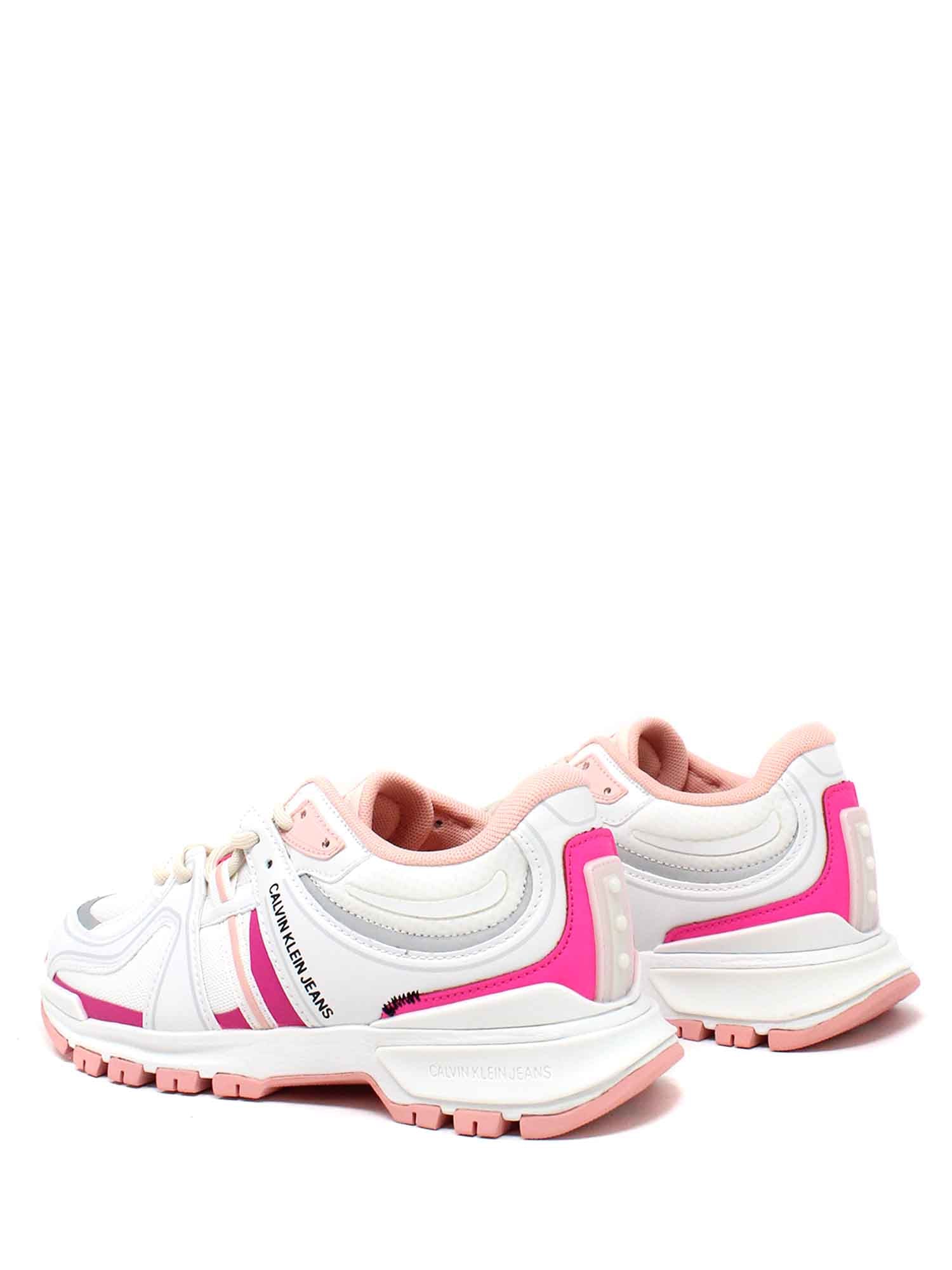 Sneakers Bianco Rosa Calvin Klein Jeans