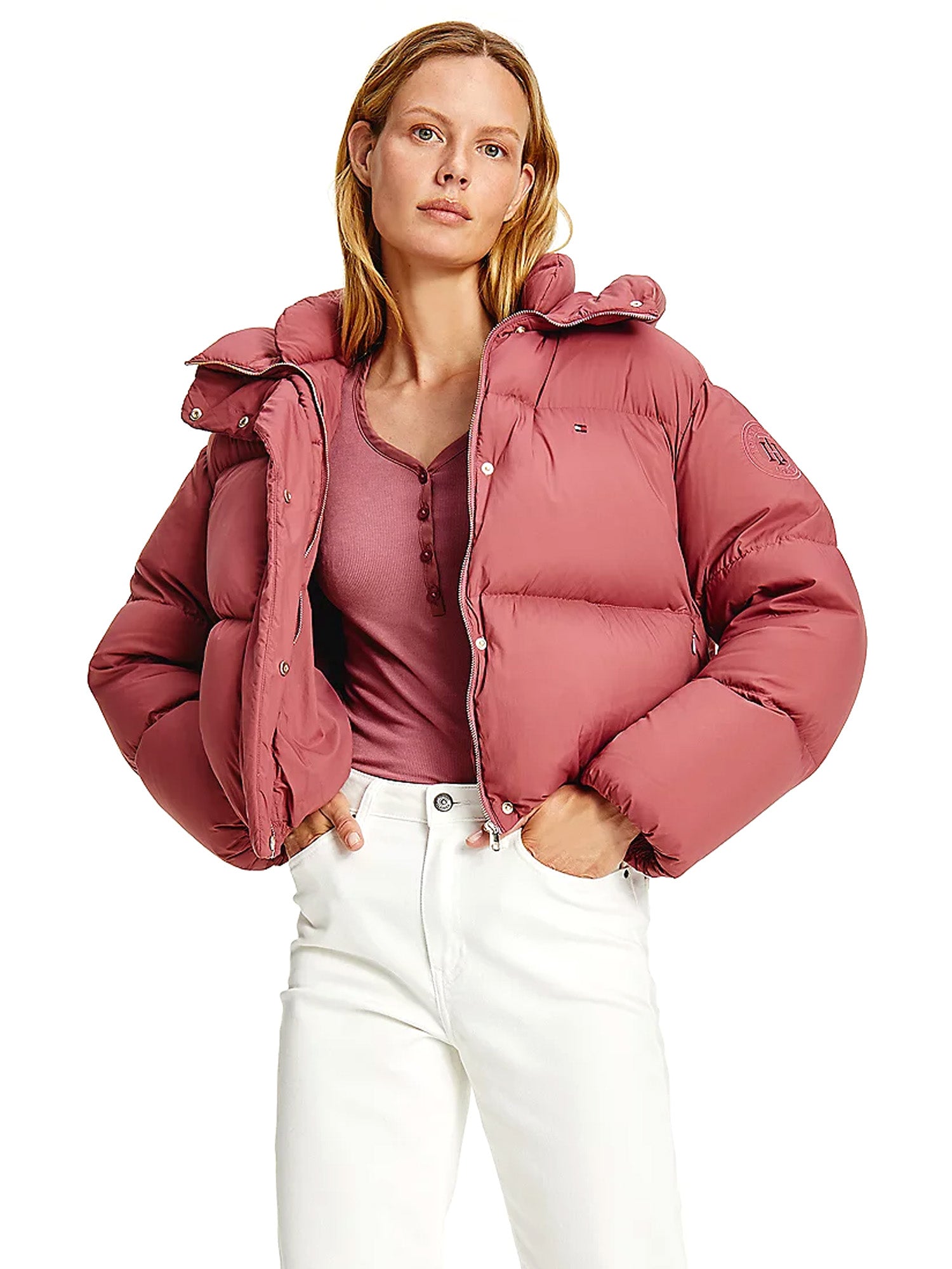 Piumini Rosa Tommy Hilfiger
