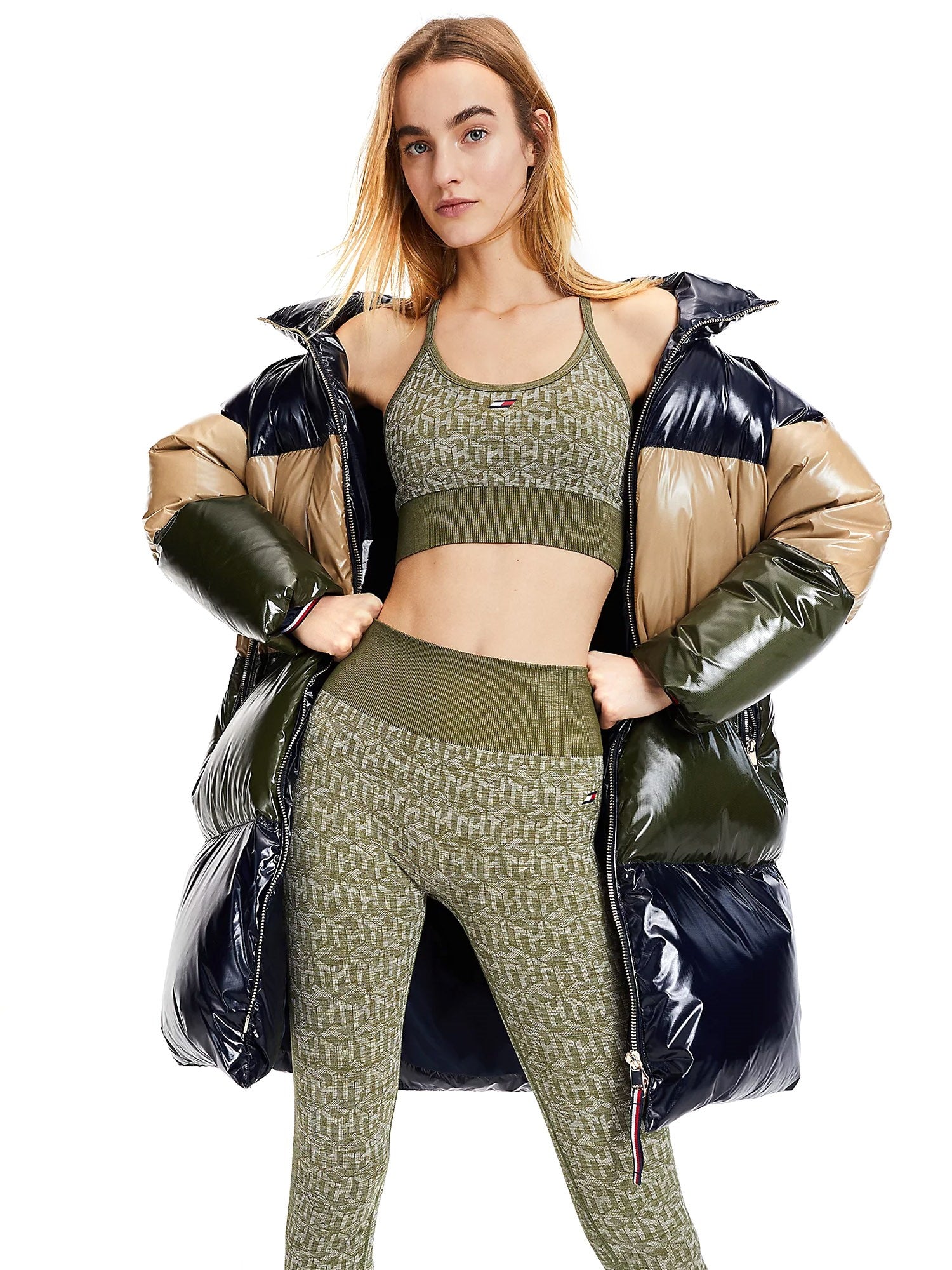 Piumini Blu Tommy Hilfiger