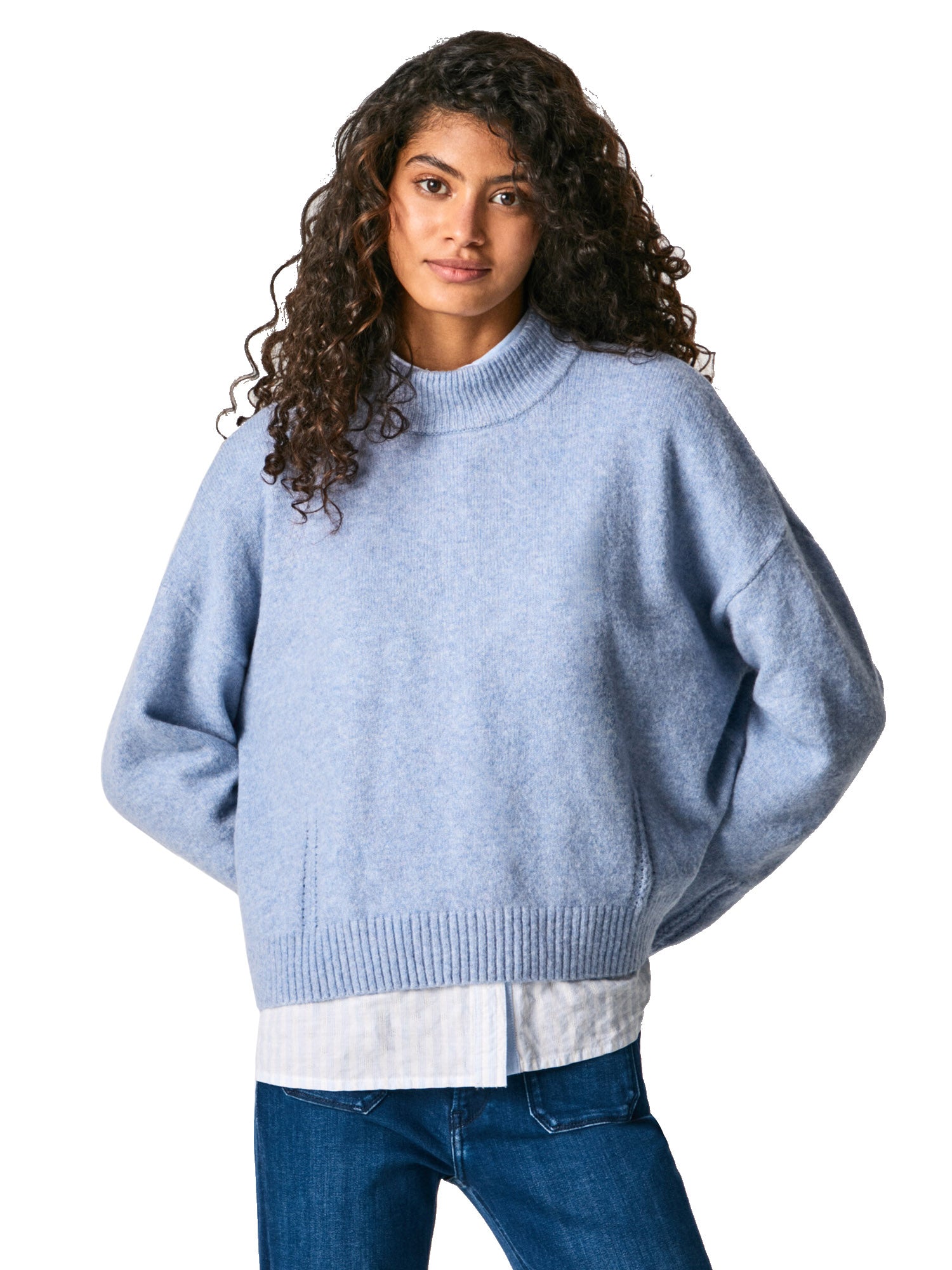 Maglie a collo alto Blu Pepe Jeans