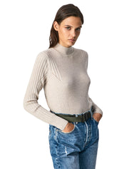 Maglie a collo alto Beige Pepe Jeans
