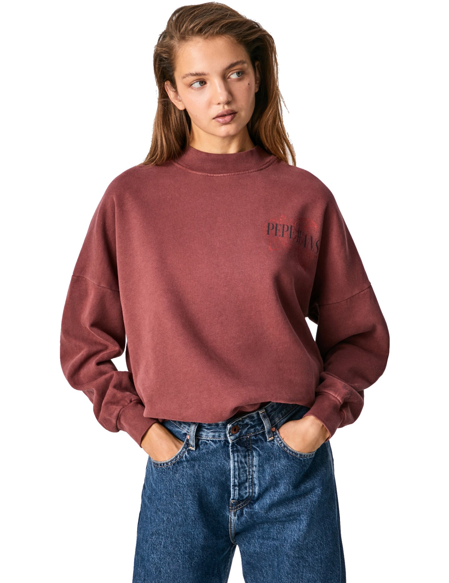 Felpe Bordeaux Pepe Jeans