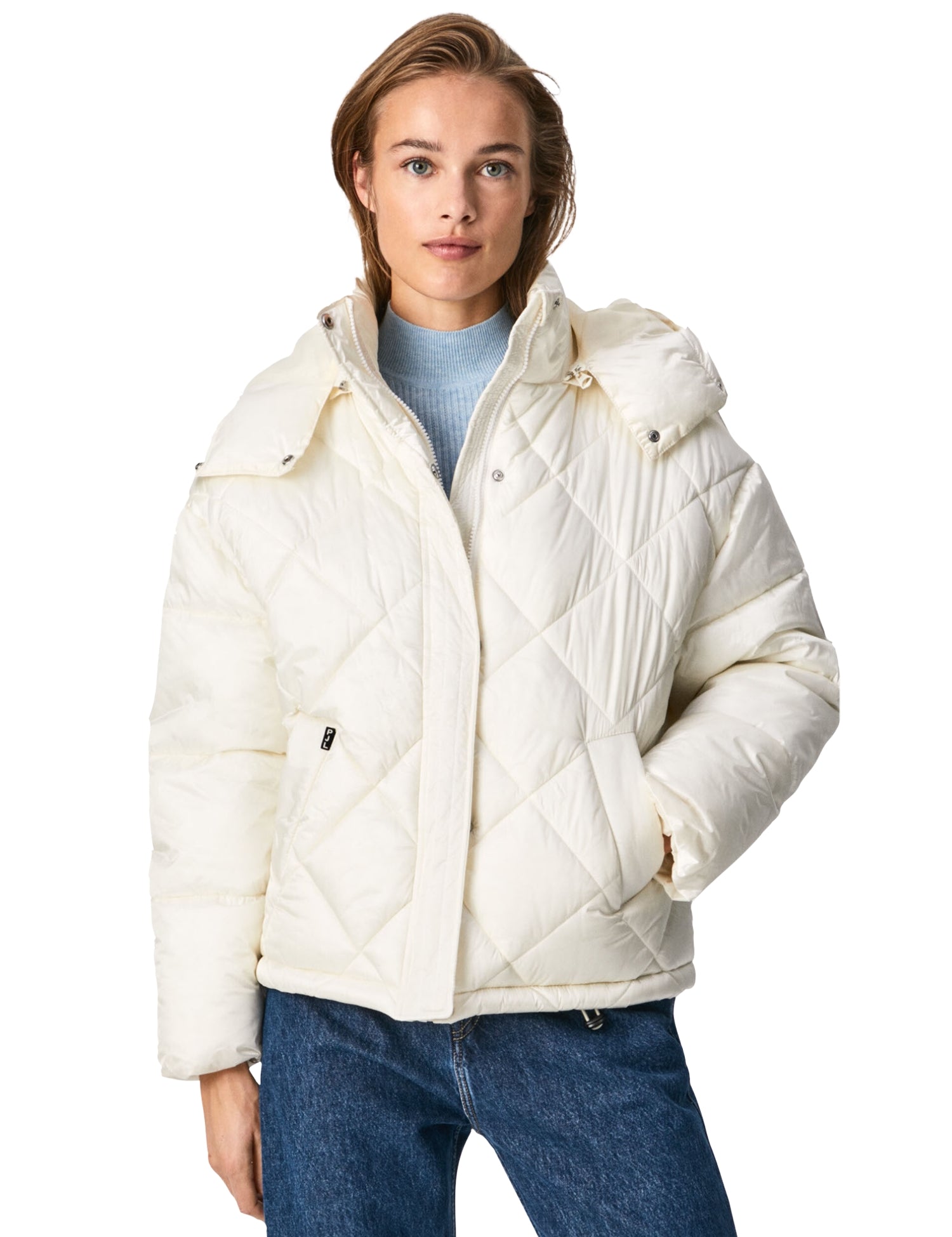 Piumini Beige Pepe Jeans