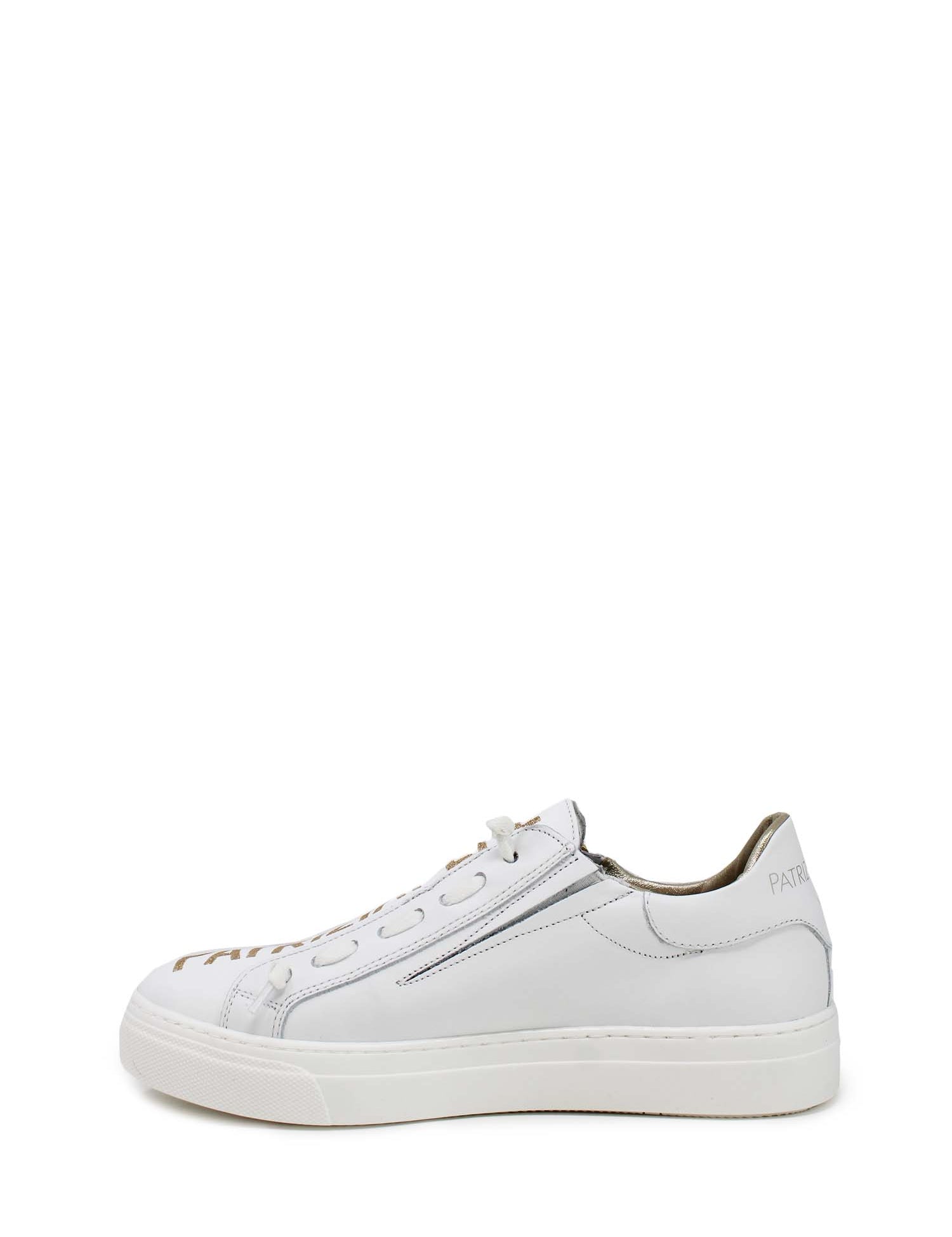 Sneakers Bianco Oro Patrizia Pepe