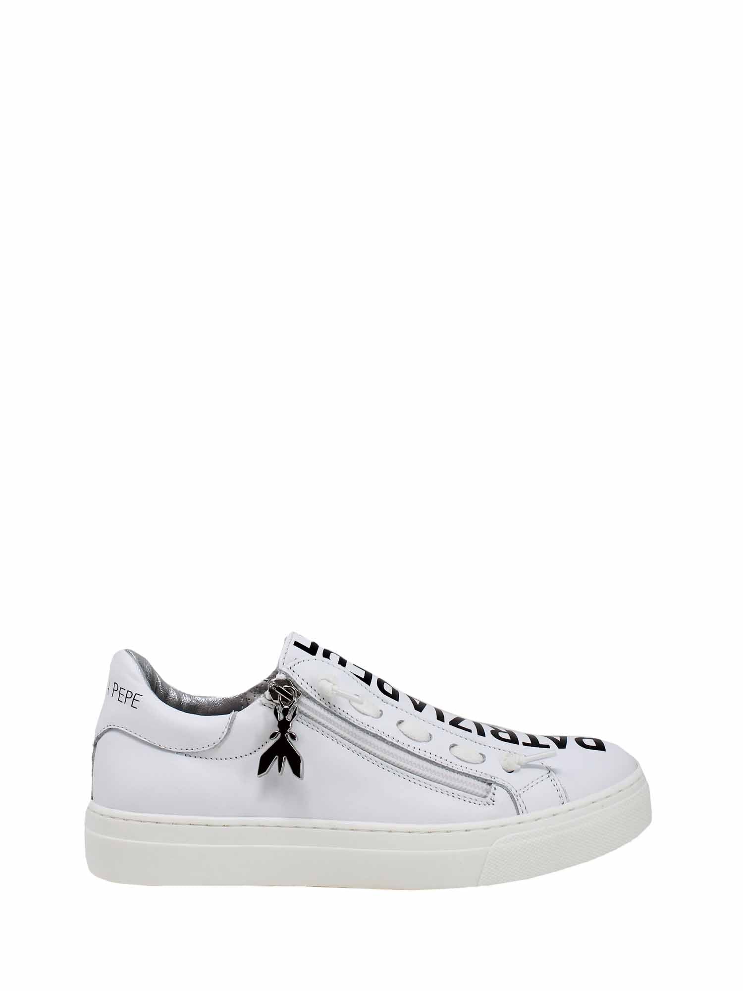 Sneakers Bianco Nero Patrizia Pepe