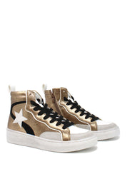 Sneakers Marrone Gold&gold